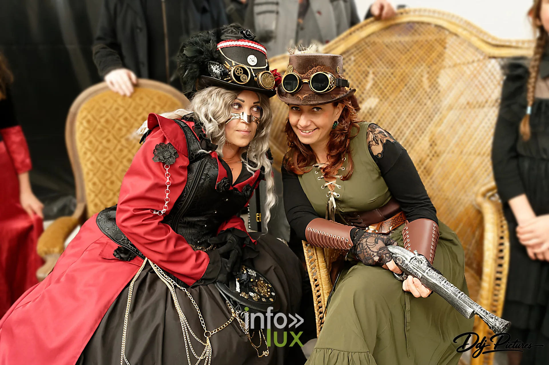 Participants costumés, convention steampunk Rouages intemporels à Toul, octobre 2026 (photo Éric Didierjean)