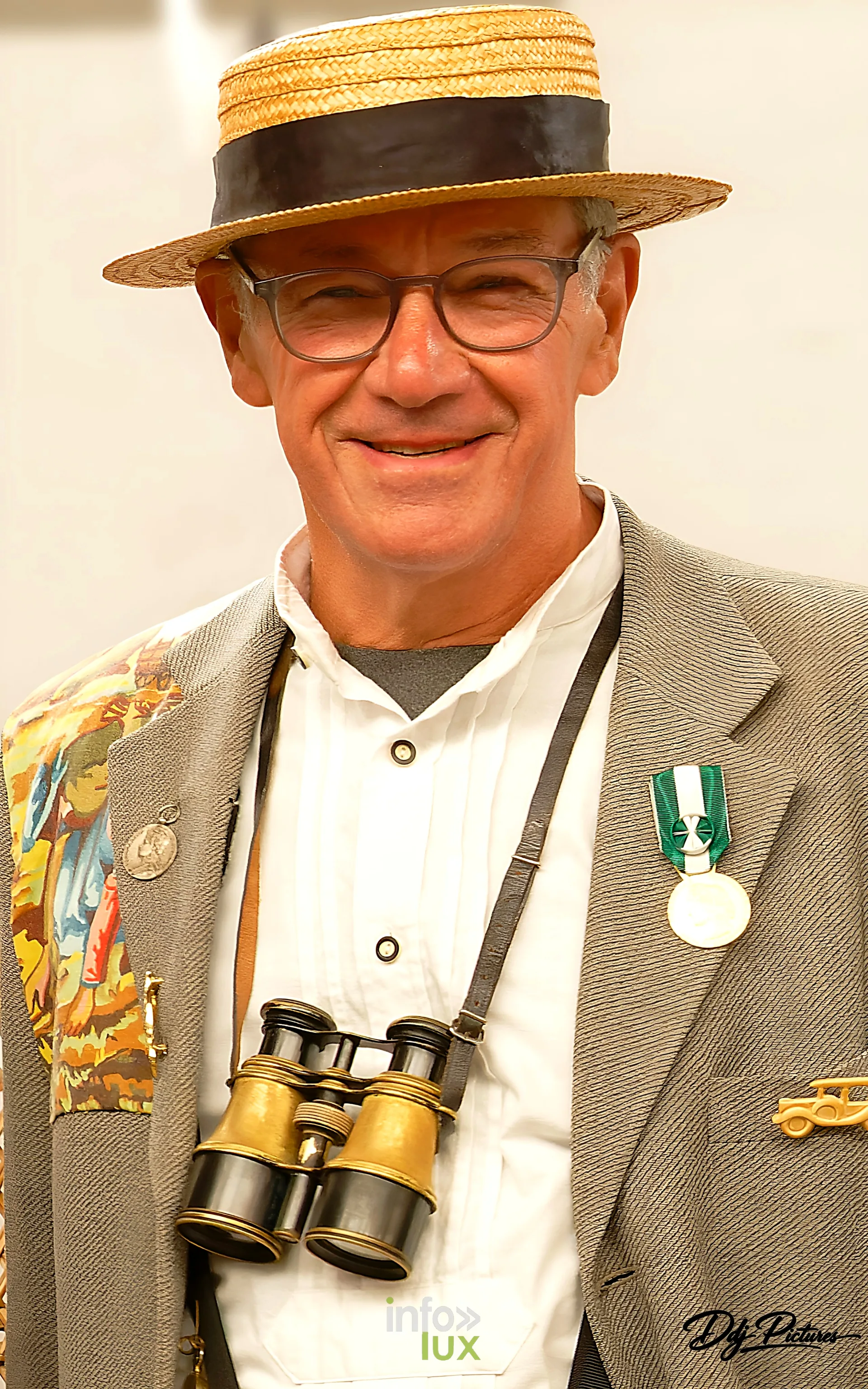 Portrait d’une personne costumée, convention steampunk Rouages intemporels à Toul, octobre 2026 (photo Éric Didierjean)