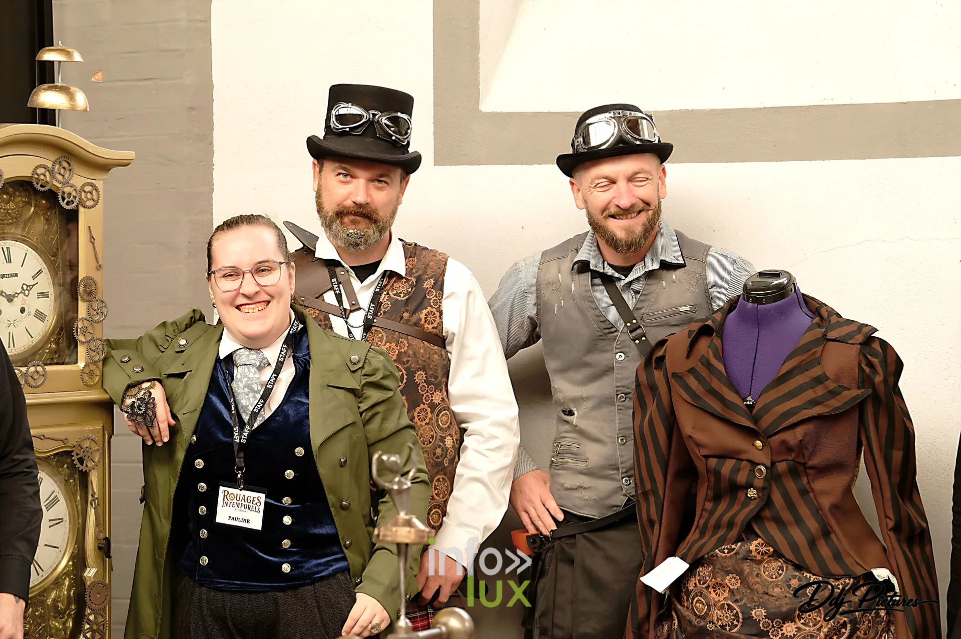 Participants costumés, convention steampunk Rouages intemporels à Toul, octobre 2026 (photo Éric Didierjean)