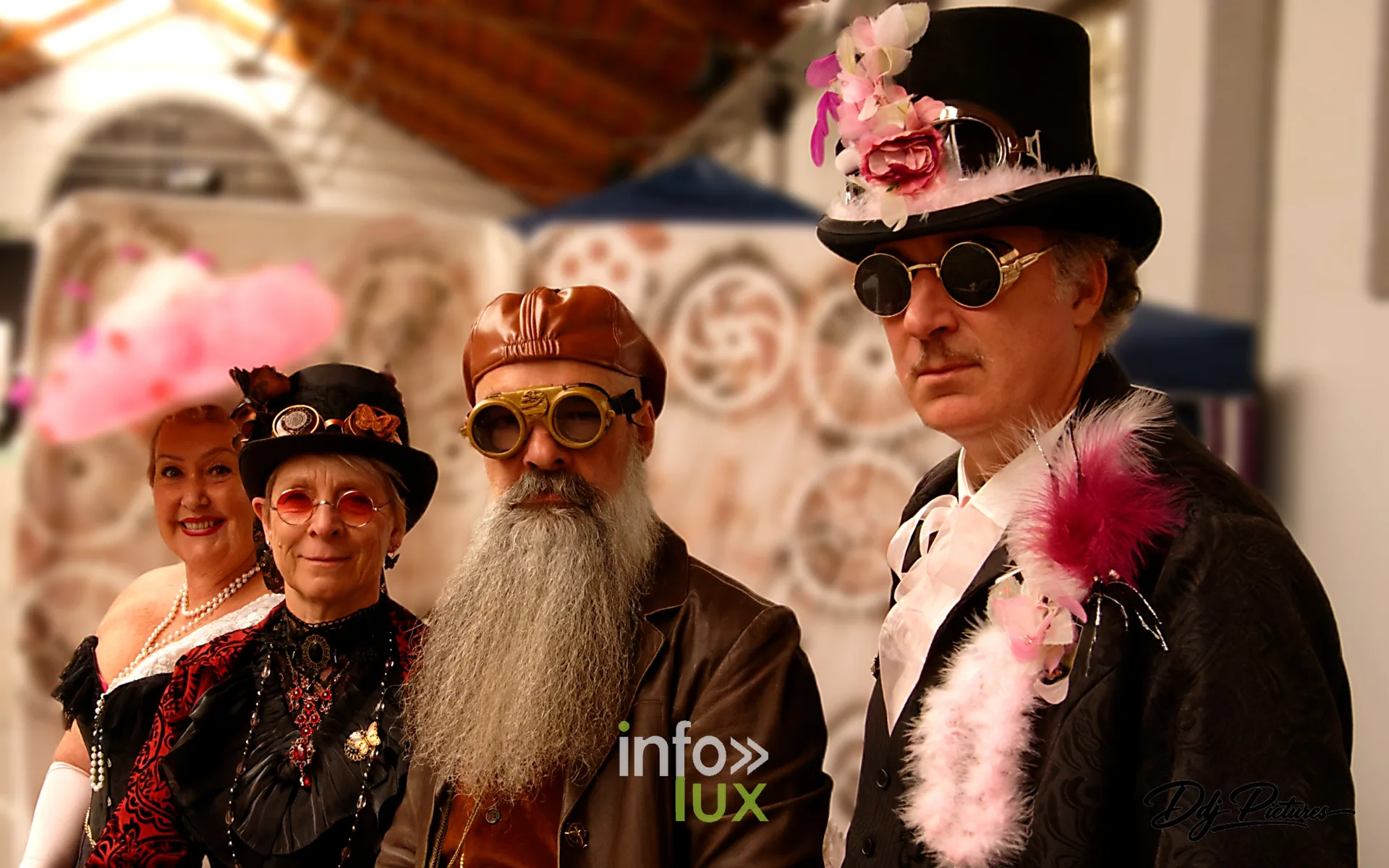 Participants costumés, convention steampunk Rouages intemporels à Toul, octobre 2026 (photo Éric Didierjean)