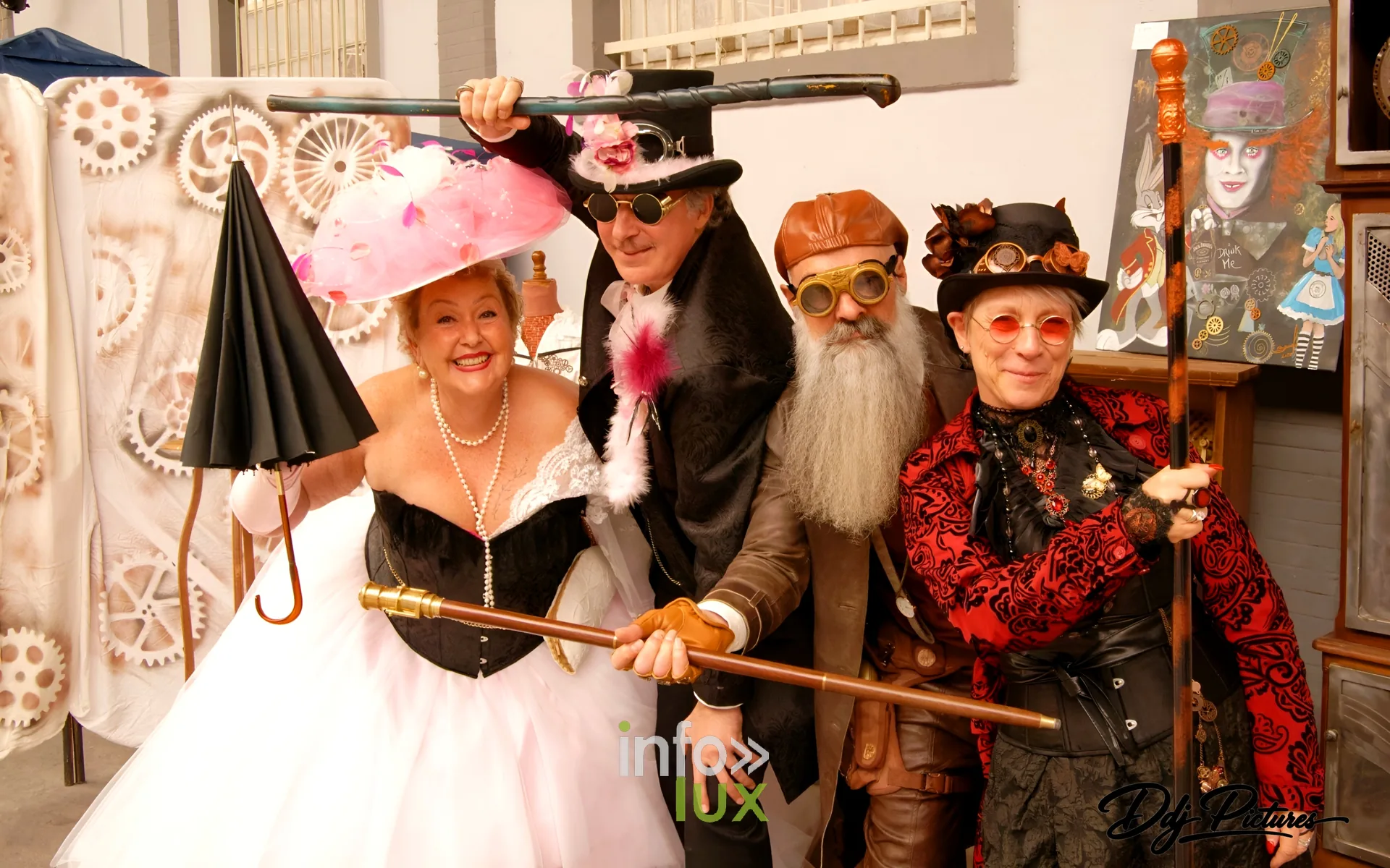 Participants costumés, convention steampunk Rouages intemporels à Toul, octobre 2026 (photo Éric Didierjean)