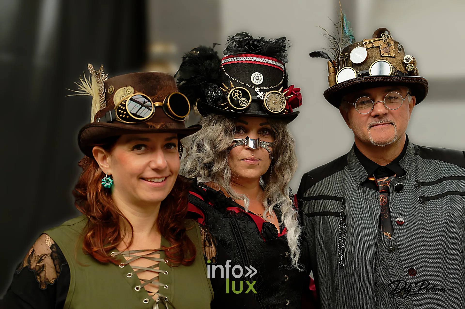 Participants costumés, convention steampunk Rouages intemporels à Toul, octobre 2026 (photo Éric Didierjean)