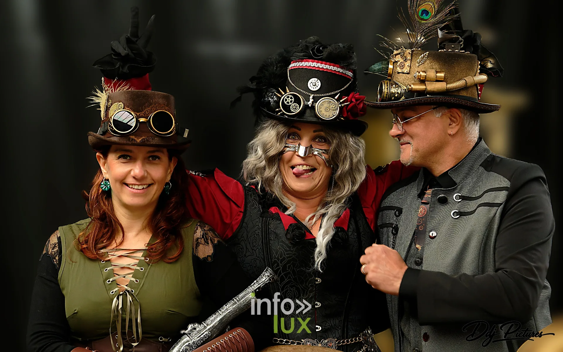 Participants costumés, convention steampunk Rouages intemporels à Toul, octobre 2026 (photo Éric Didierjean)