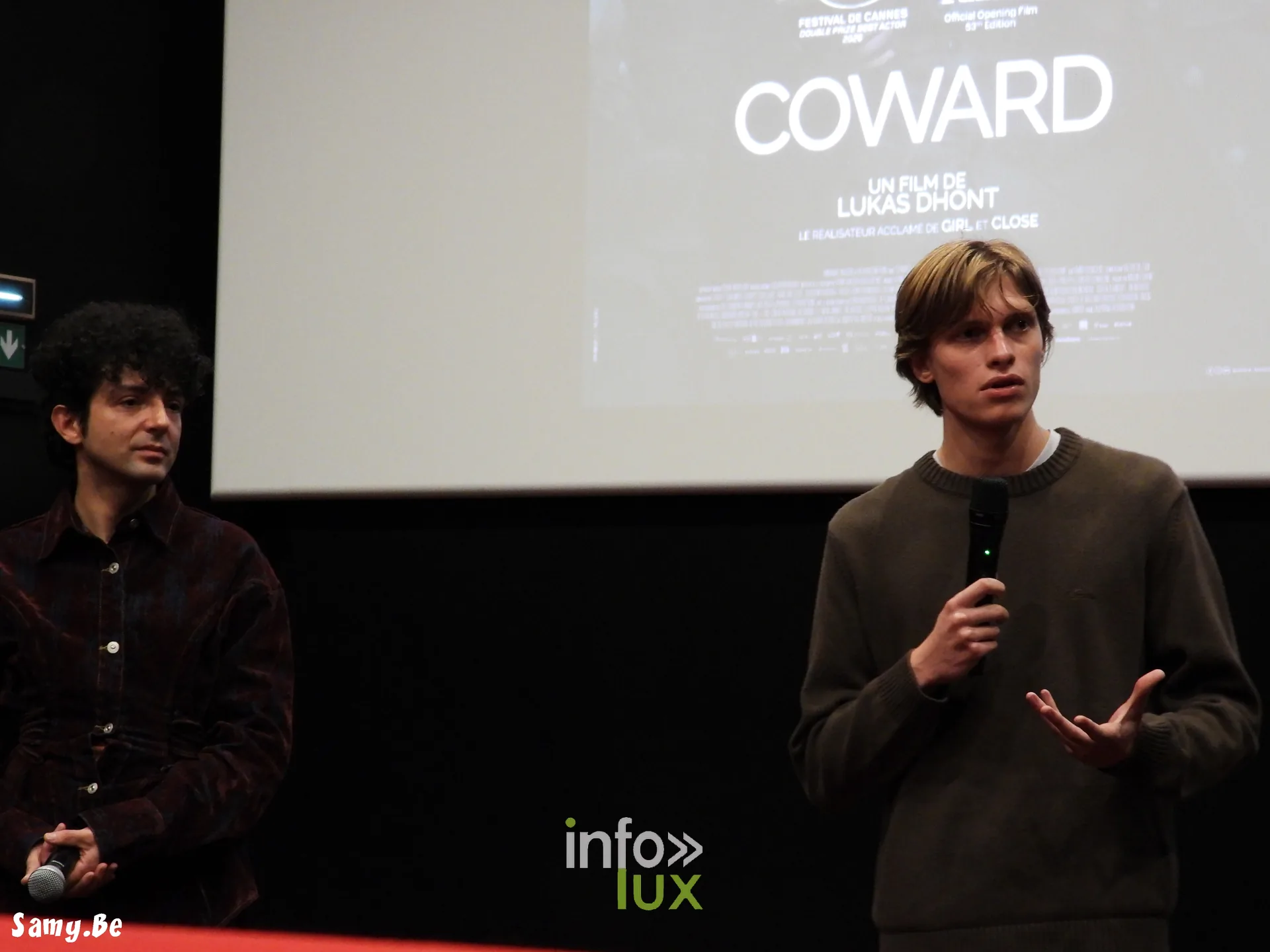 Avant-première de « Coward » de Lukas Dhont au Plaza Art de Mons, 13 octobre 2026 : la conversation après la projection (photo Samy.be)