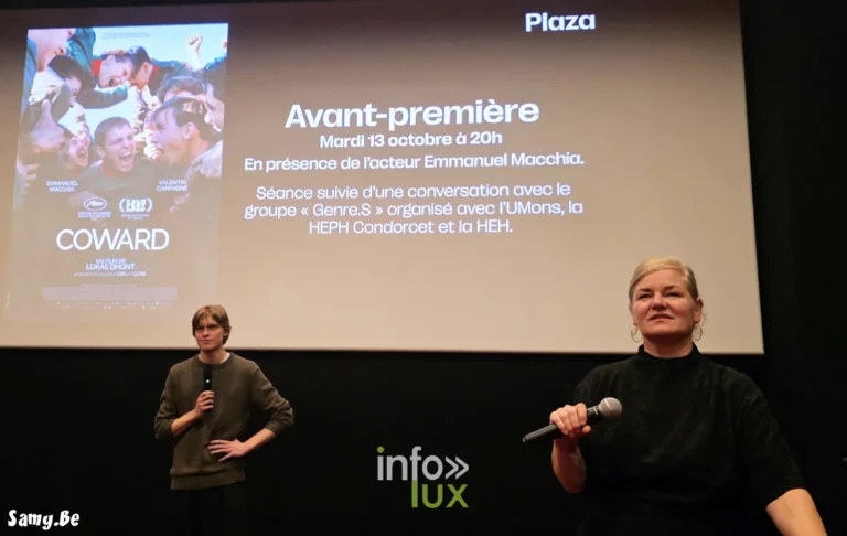 « Coward » de Lukas Dhont en avant-première au Plaza Art de Mons, en présence d’Emmanuel Macchia (photos)