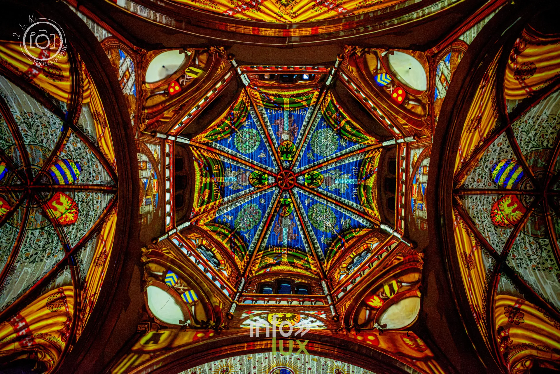 Le Crépuscule des Pierres, église Saint-Joseph de Montigny-lès-Metz, répétition générale du 8 octobre 2026 : Les projections sur les voûtes de l’église Saint-Joseph