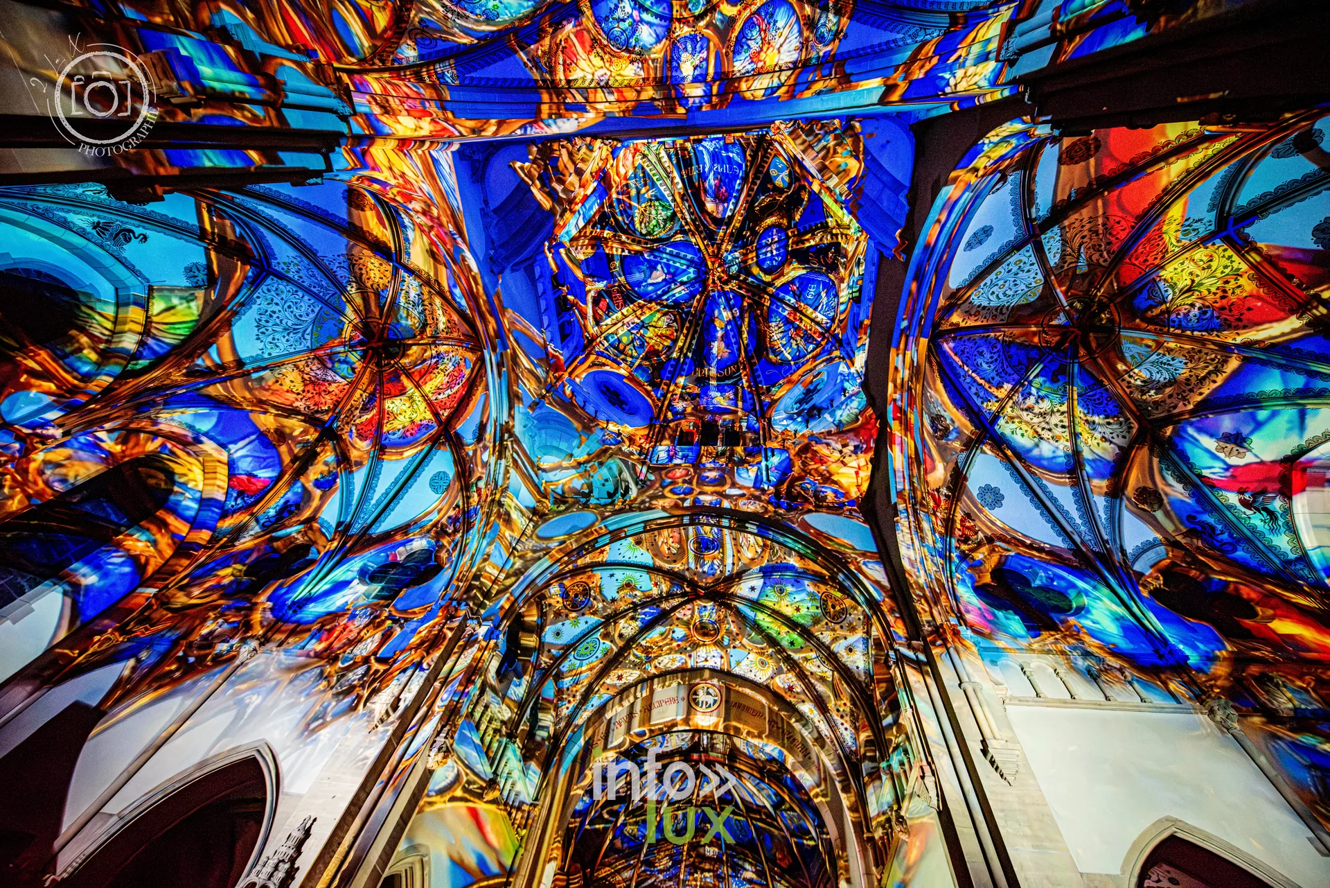 Le Crépuscule des Pierres, église Saint-Joseph de Montigny-lès-Metz, répétition générale du 8 octobre 2026 : Les projections sur les voûtes de l’église Saint-Joseph
