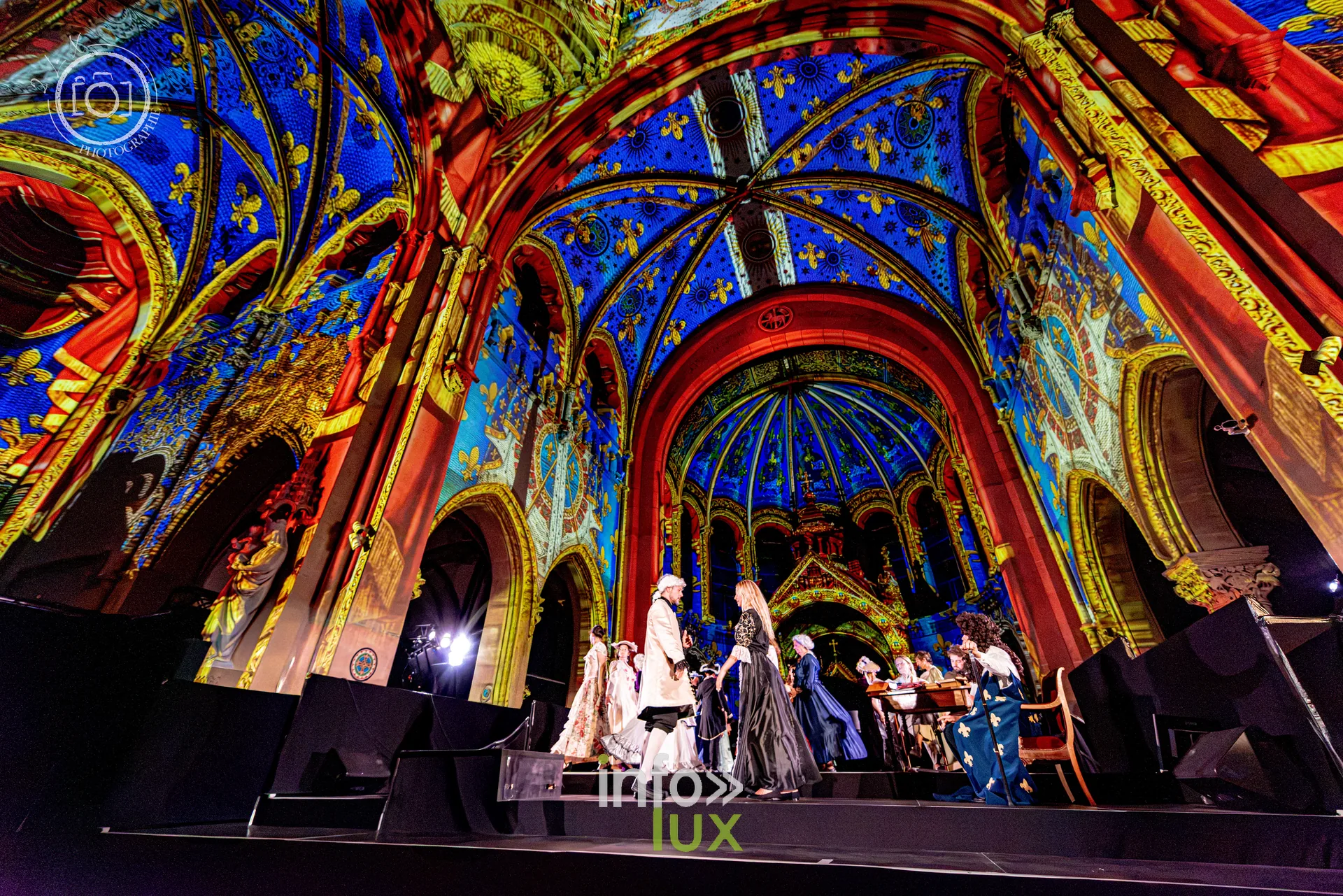 Le Crépuscule des Pierres, église Saint-Joseph de Montigny-lès-Metz, répétition générale du 8 octobre 2026 : Les projections sur les voûtes de l’église Saint-Joseph