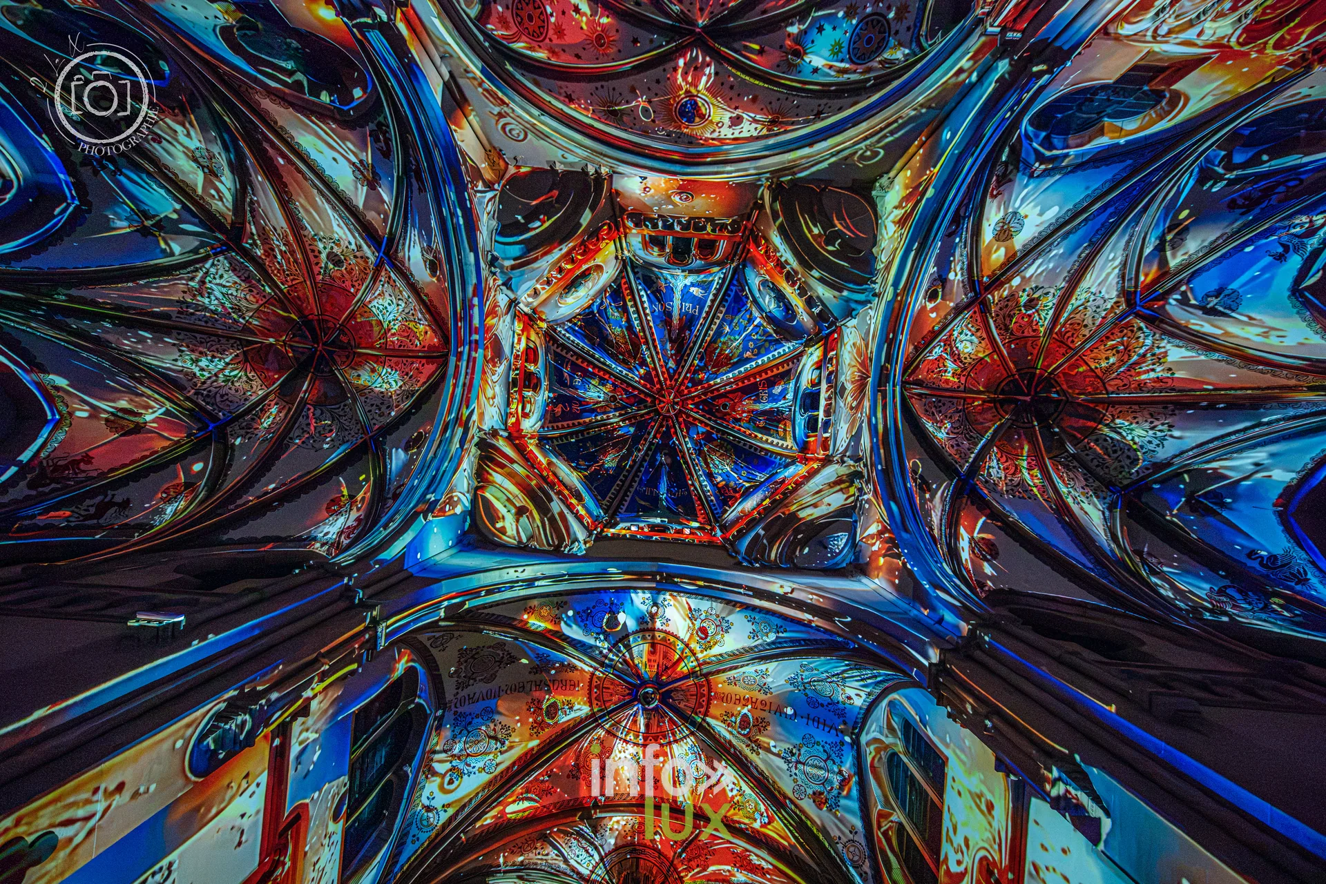 Le Crépuscule des Pierres, église Saint-Joseph de Montigny-lès-Metz, répétition générale du 8 octobre 2026 : Les projections sur les voûtes de l’église Saint-Joseph