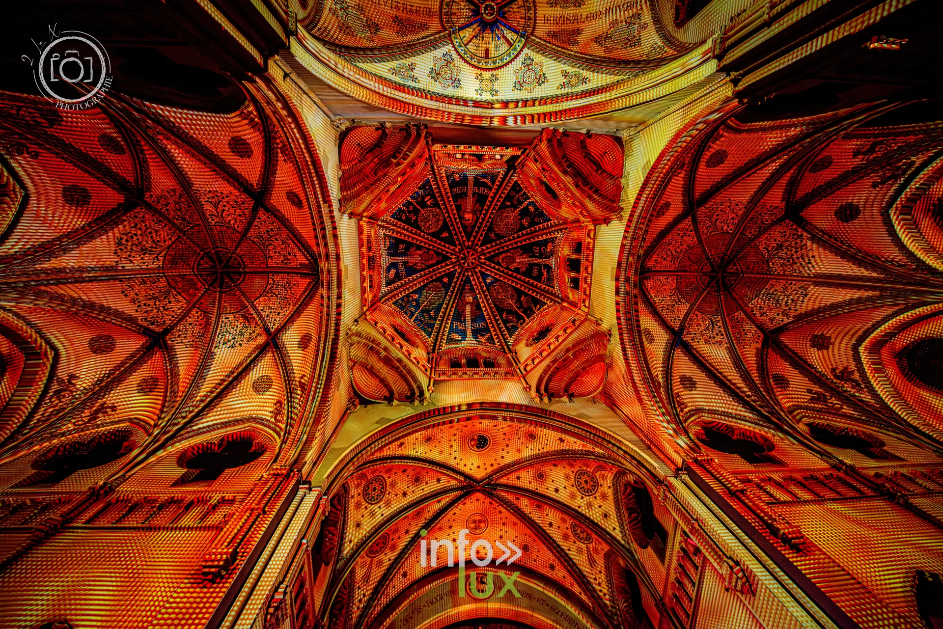 Le Crépuscule des Pierres, église Saint-Joseph de Montigny-lès-Metz, répétition générale du 8 octobre 2026 : Les projections sur les voûtes de l’église Saint-Joseph