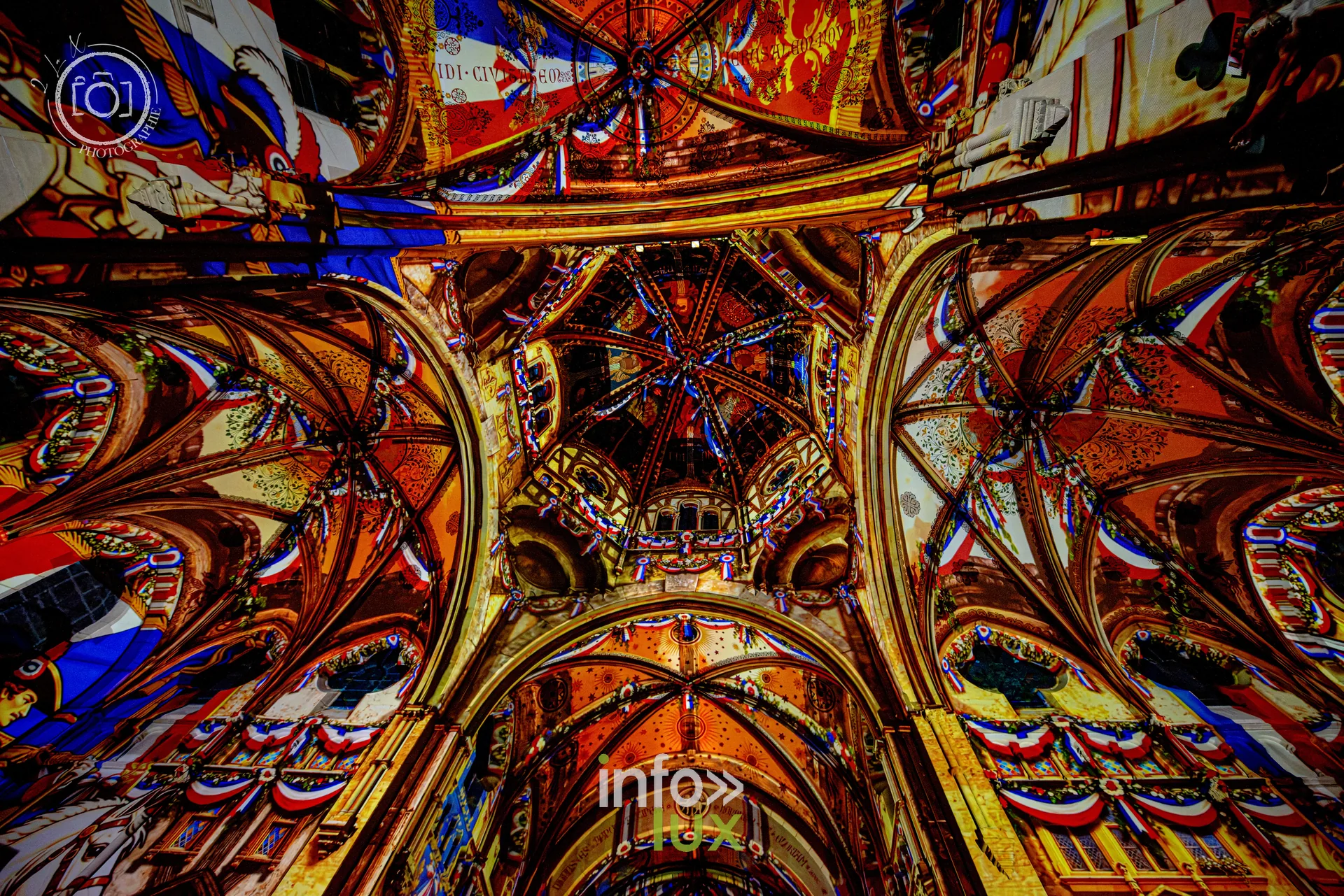 Le Crépuscule des Pierres, église Saint-Joseph de Montigny-lès-Metz, répétition générale du 8 octobre 2026 : Les projections sur les voûtes de l’église Saint-Joseph