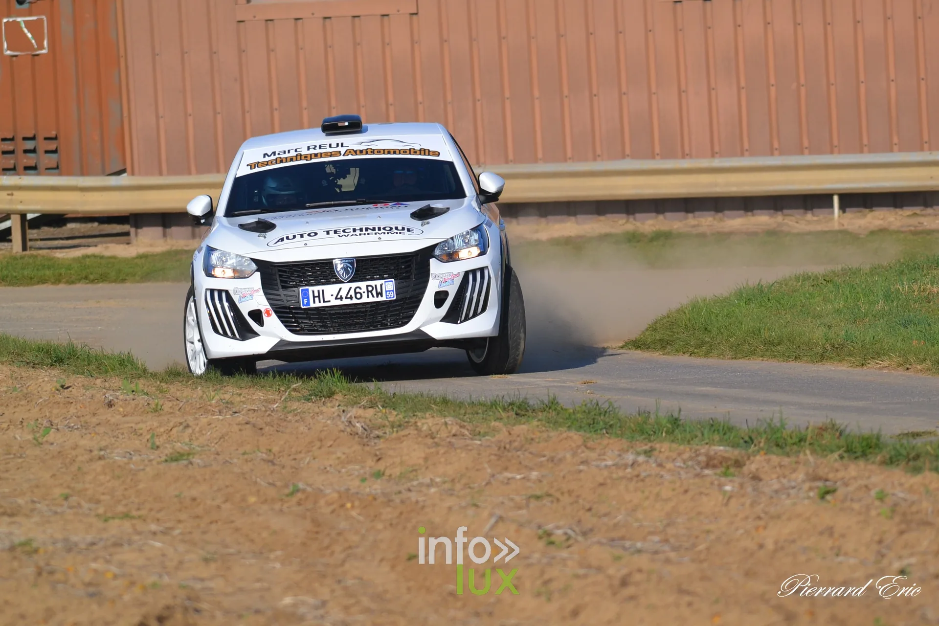 Critérium Jean-Louis Dumont 2026 à Waremme : Jean-Michel Dumont et N. Docquier, Peugeot 208 Rally4, vainqueurs de la classe 4-13, 9es au général
