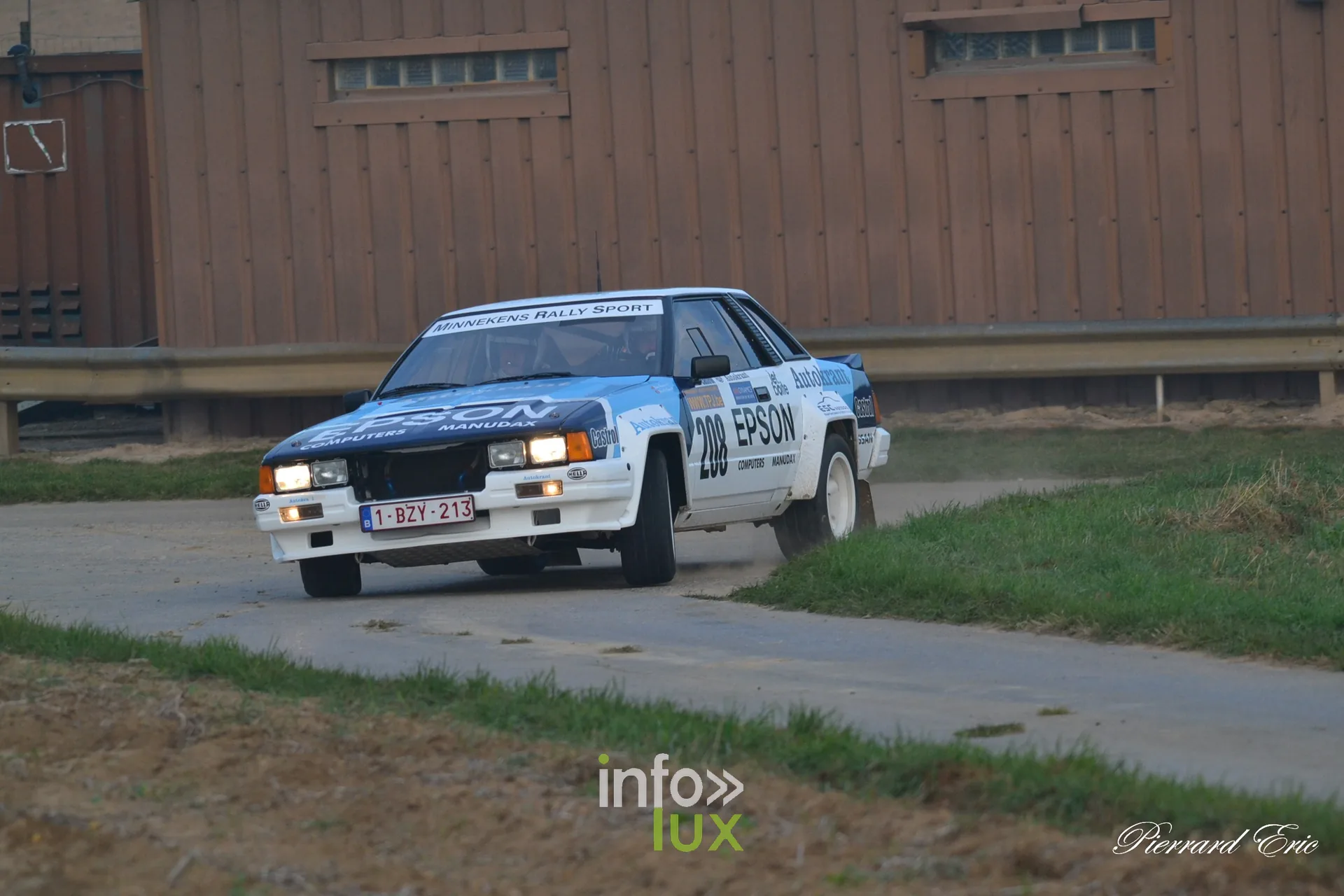 Critérium Jean-Louis Dumont 2026 à Waremme : Benny Heymans et Hans De Broyer, Nissan 240 RS, deuxièmes en S/R