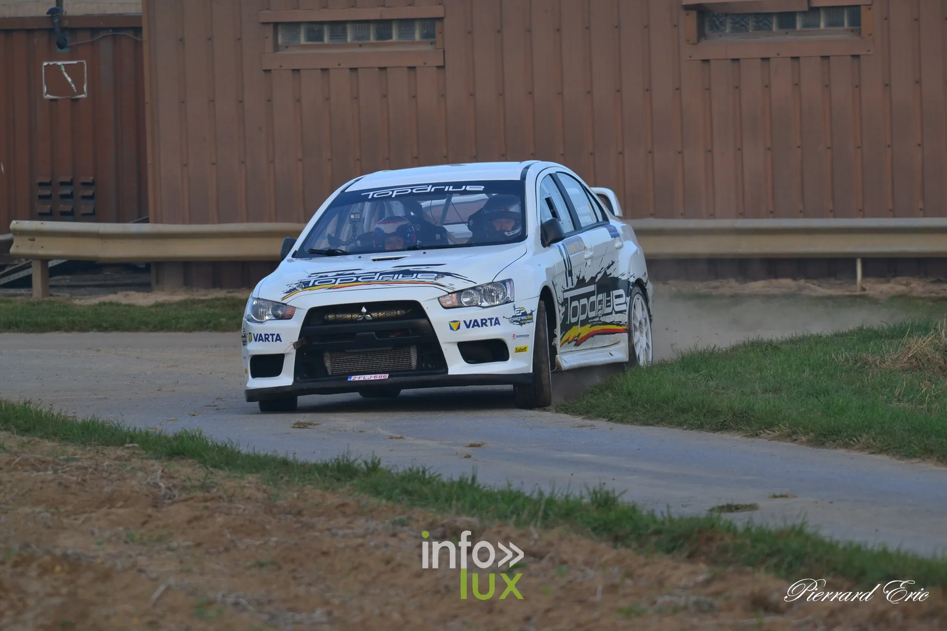 Critérium Jean-Louis Dumont 2026 à Waremme : Johnny Vanzeebroeck et N. Vandepoel, Mitsubishi Lancer Evo X