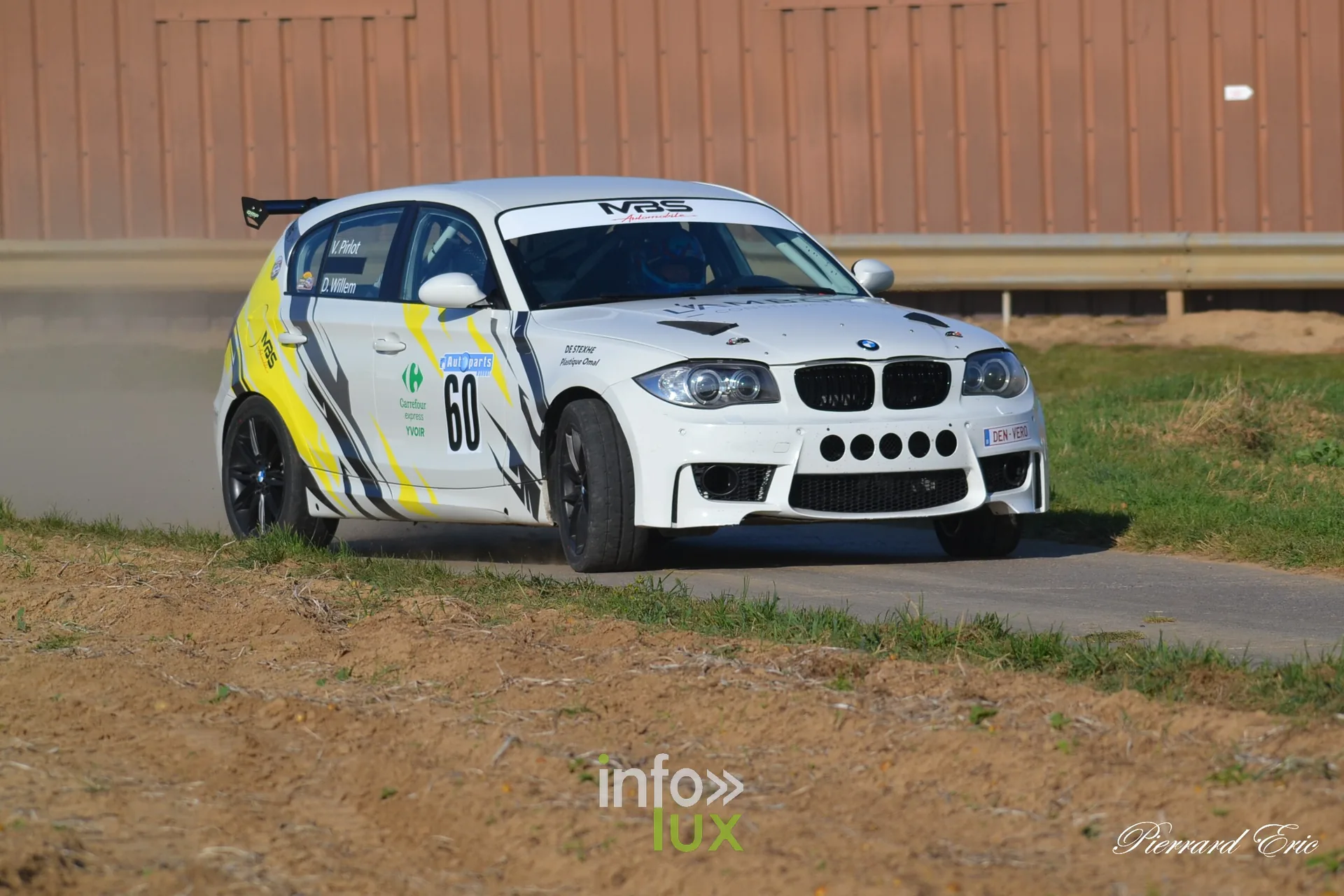 Critérium Jean-Louis Dumont 2026 à Waremme : Denis Willem et Véronique Pirlot, BMW 130i, deuxièmes de la classe 3-11
