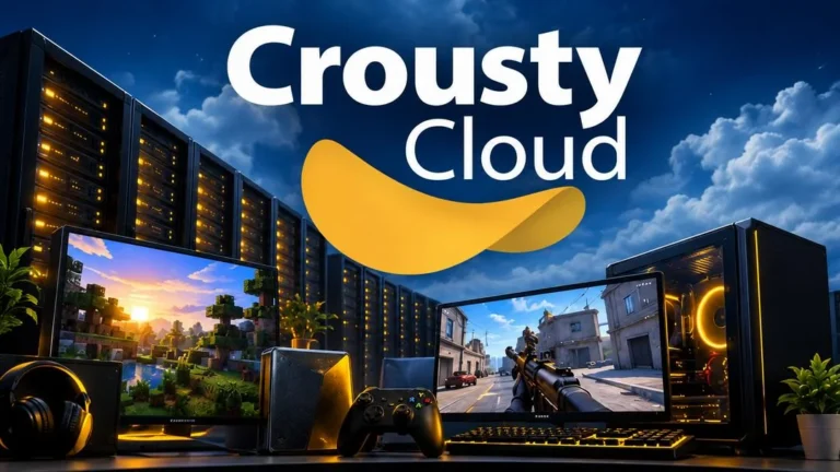 Illustration : CroustyCloud, hébergeur de VPS et de serveurs de jeux