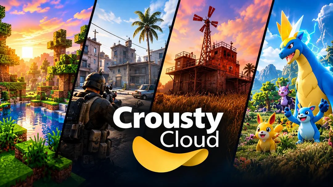 Illustration : les jeux hébergés par CroustyCloud