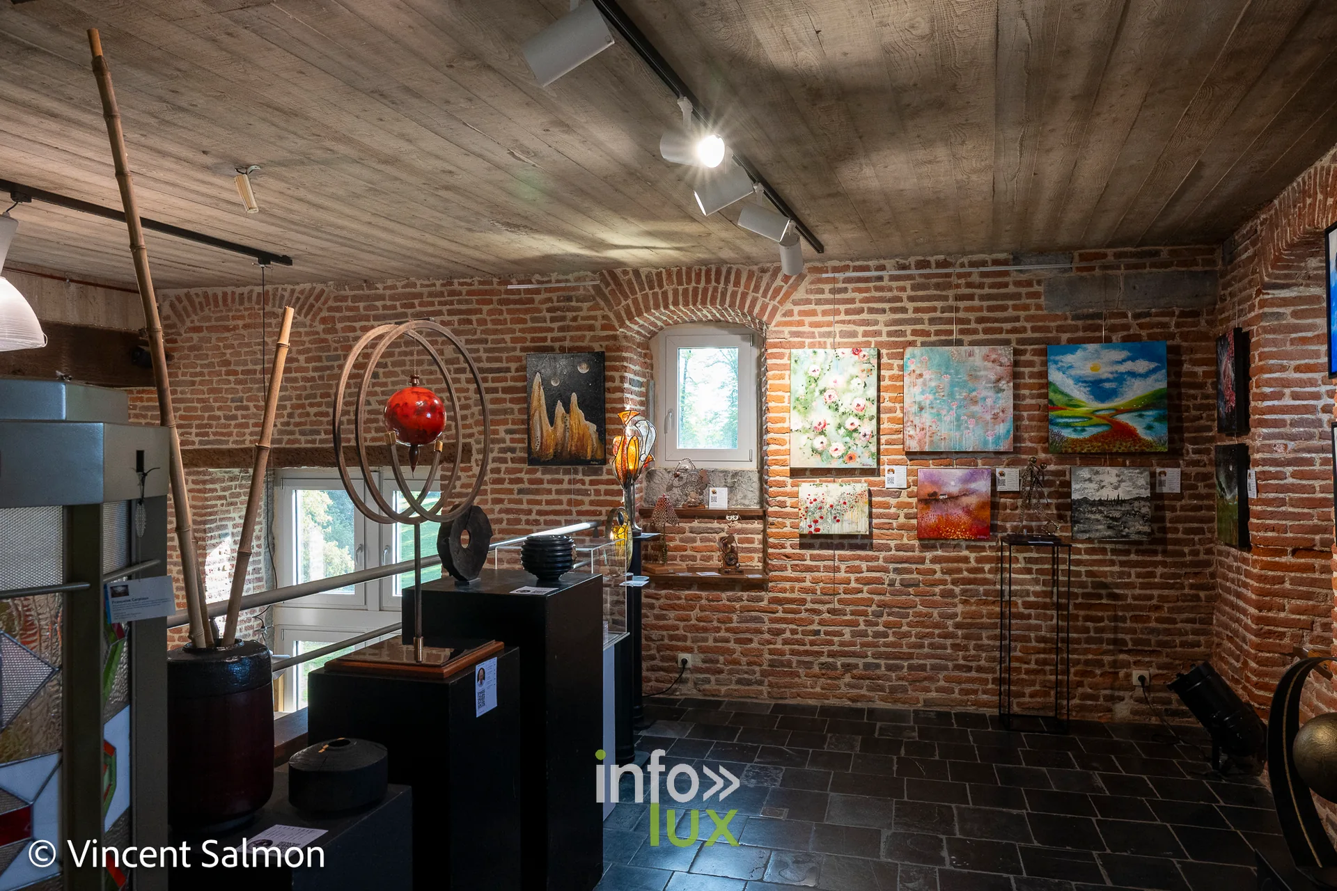La Galerie de la Tour du Château d’Oupeye pendant Évasions Artistiques