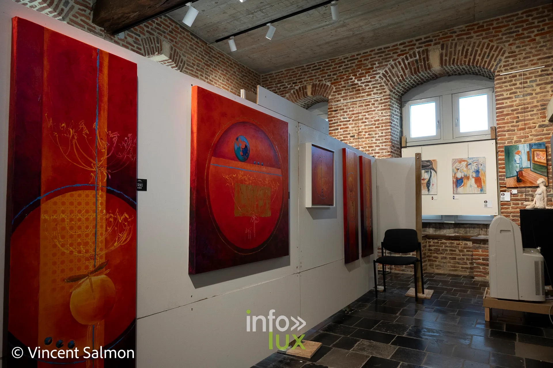 La Galerie de la Tour du Château d’Oupeye pendant Évasions Artistiques