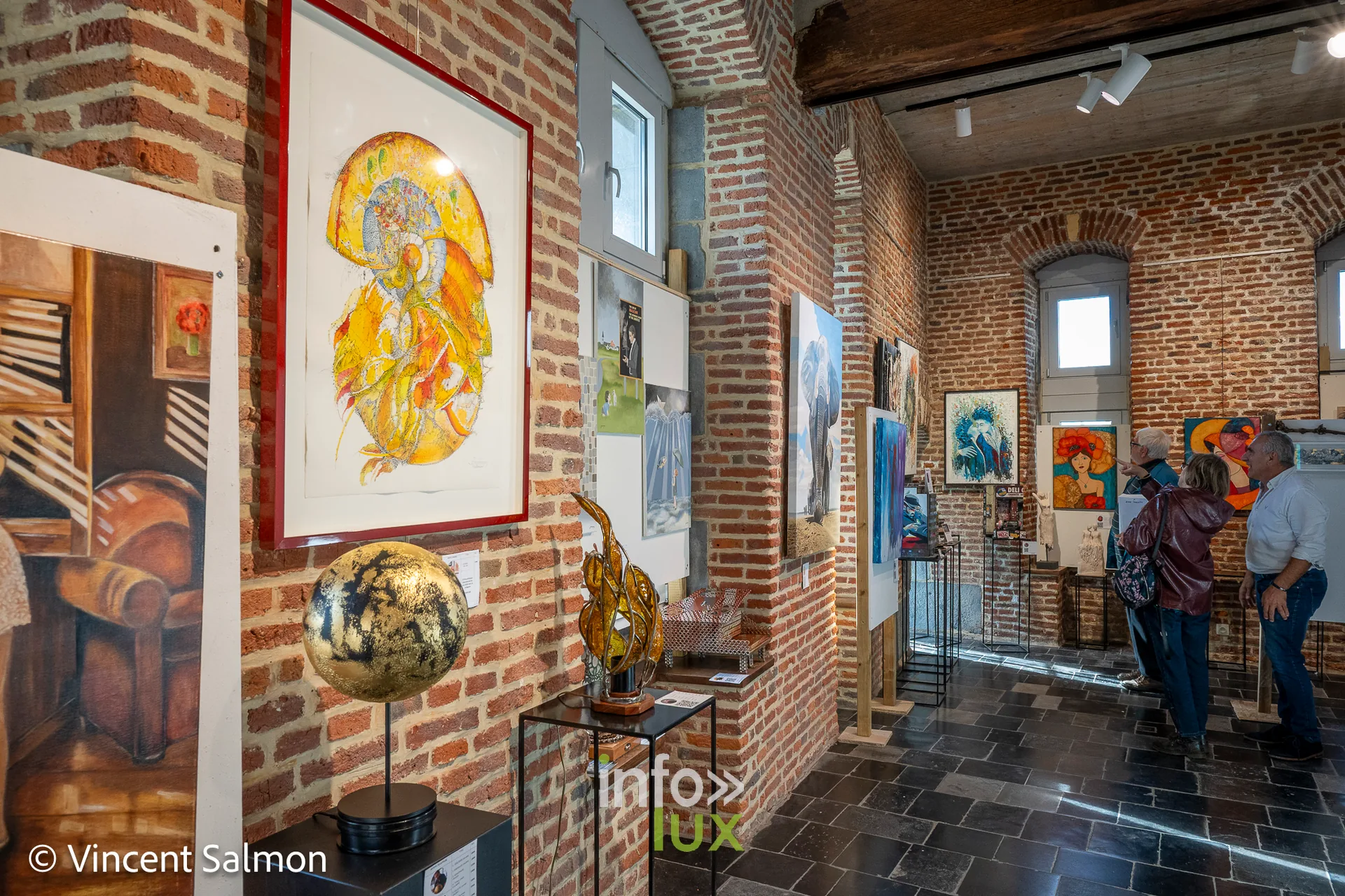 La Galerie de la Tour du Château d’Oupeye pendant Évasions Artistiques