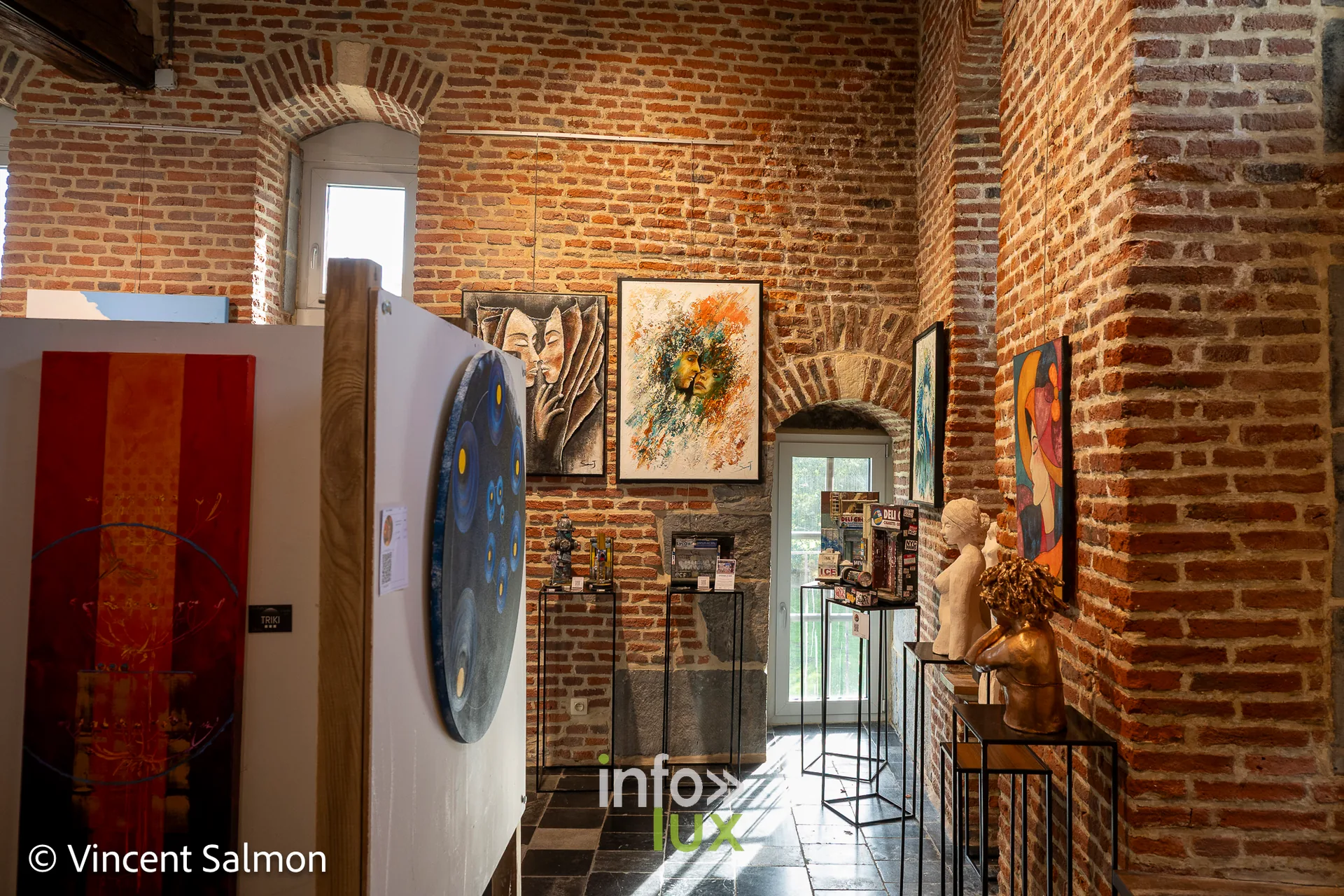 La Galerie de la Tour du Château d’Oupeye pendant Évasions Artistiques