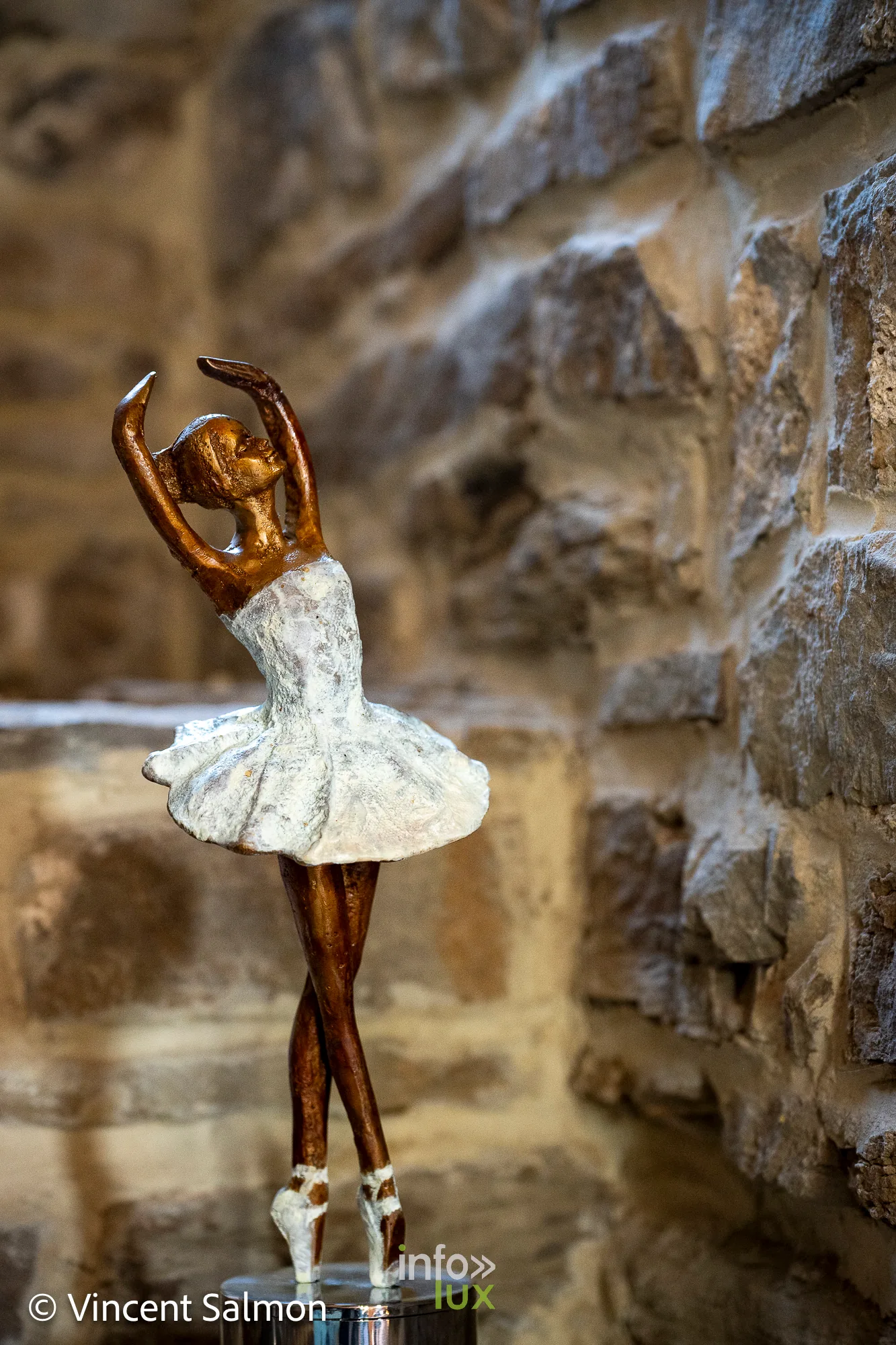 Œuvre de Jean-Luc Scholtissen (artisan bronzier), exposition Évasions Artistiques, Galerie de la Tour, Château d’Oupeye