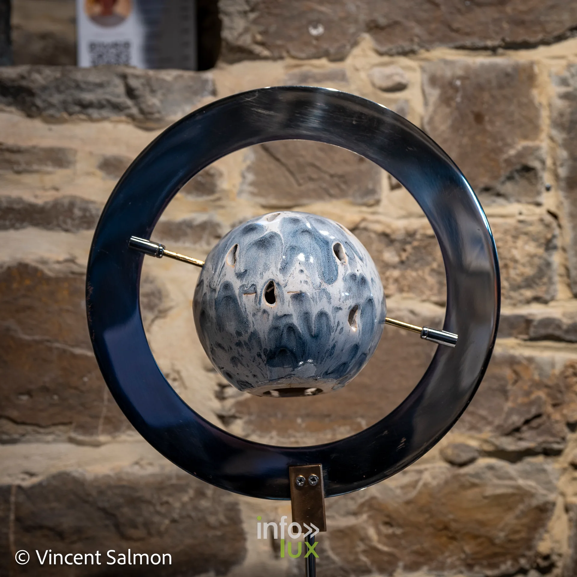 Œuvre de Jean-Luc Scholtissen (artisan bronzier), exposition Évasions Artistiques, Galerie de la Tour, Château d’Oupeye