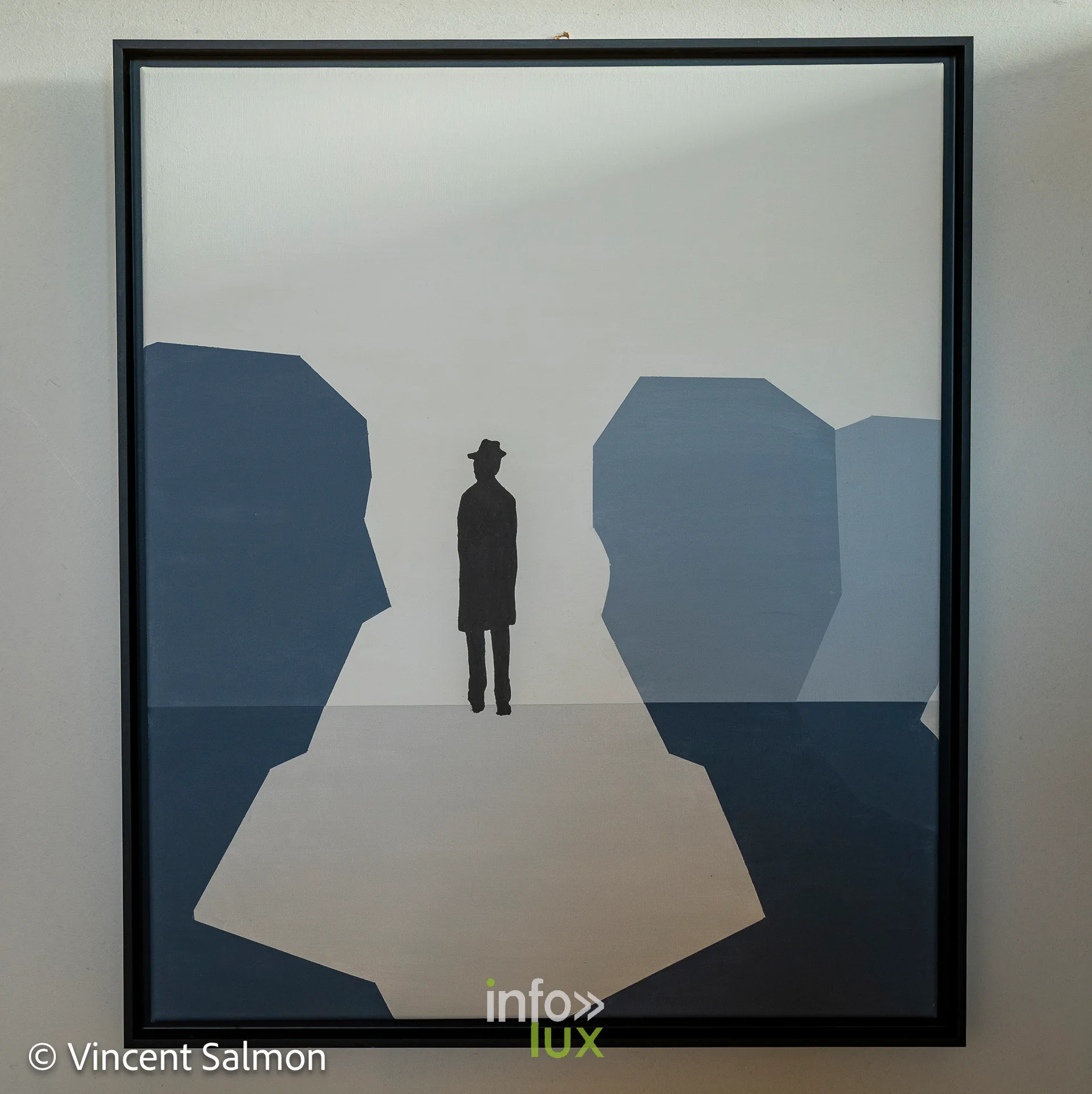 Œuvre de Marc Vanberg (peinture contemporaine), exposition Évasions Artistiques, Galerie de la Tour, Château d’Oupeye