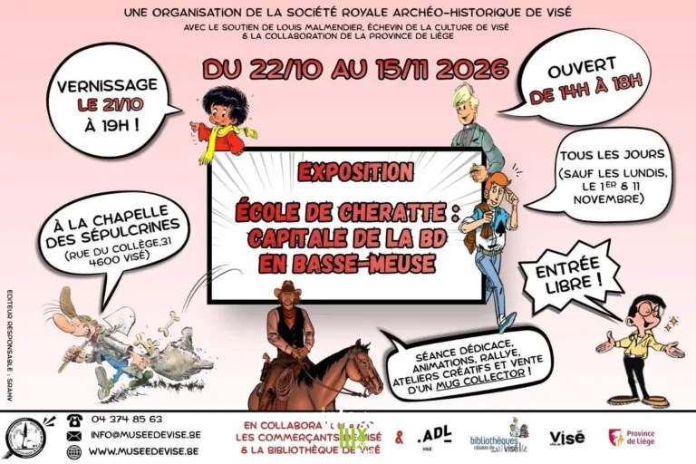 Visé > Exposition > Expo “Ecole de Cheratte : capitale de la BD en Basse-Meuse”