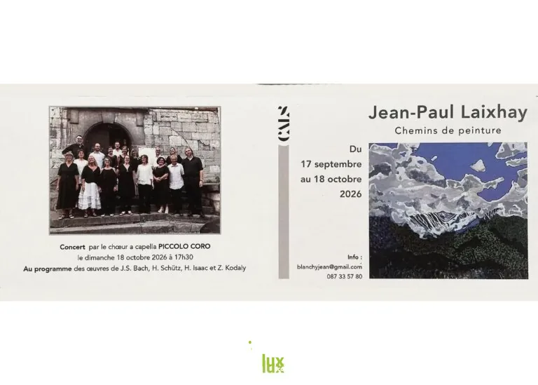 Exposition au CALS : Jean-Paul Laixhay