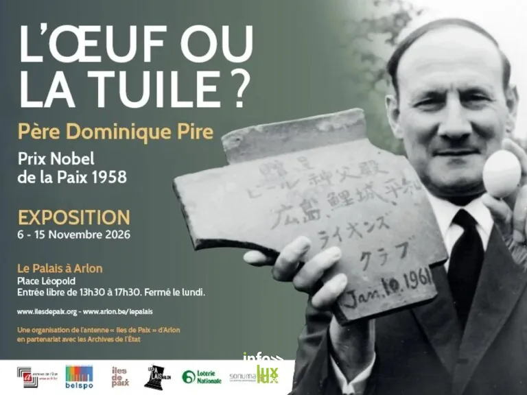 Exposition, « L’œuf ou la tuile ? » Père Dominique Pire, Prix Nobel de la Paix 1958