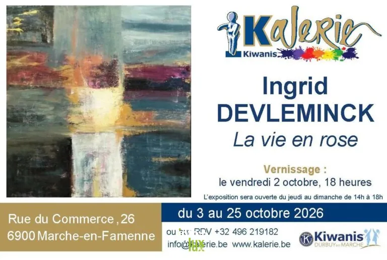 Exposition (peintures): Ingrid Devleminck
