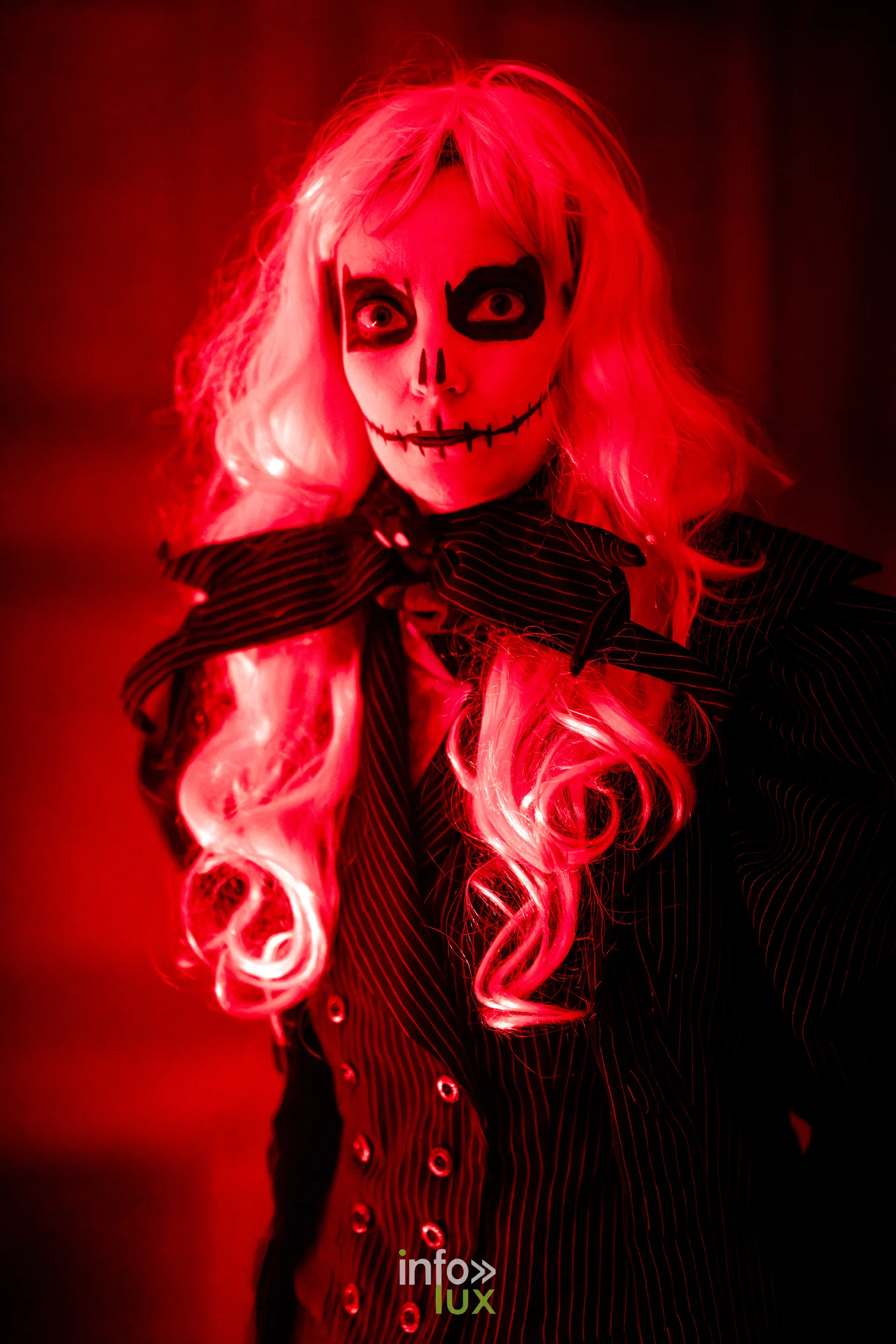 Fantastique Halloween 2026, château de Lavaux-Sainte-Anne (Rochefort) : un figurant costumé du parcours (photo Vincent Beckmann)