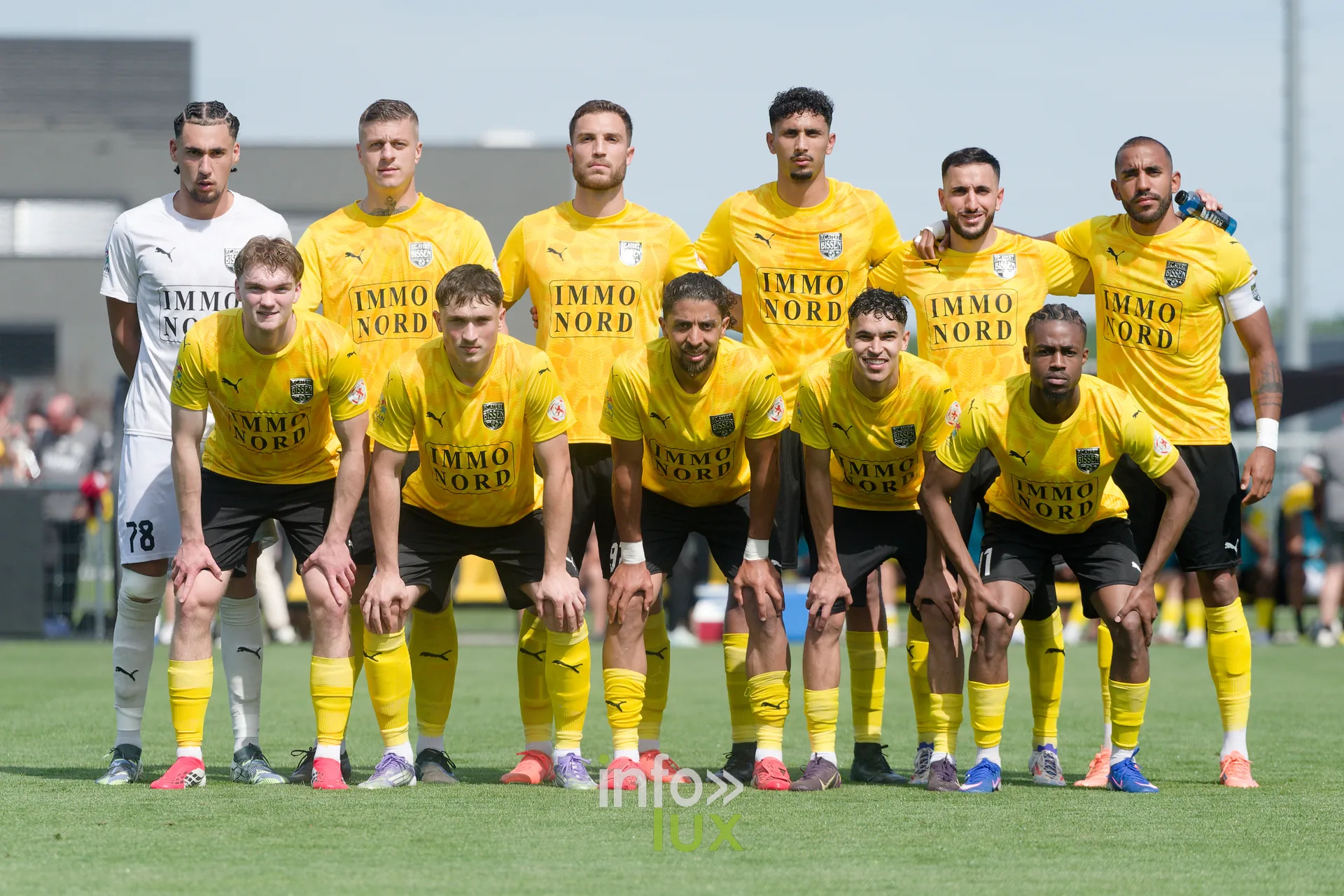 FC Atert Bissen champion de BGL Ligue 2025-26 à Bissen : la photo d’équipe des joueurs du FC Atert Bissen (photo Sportspics VP)