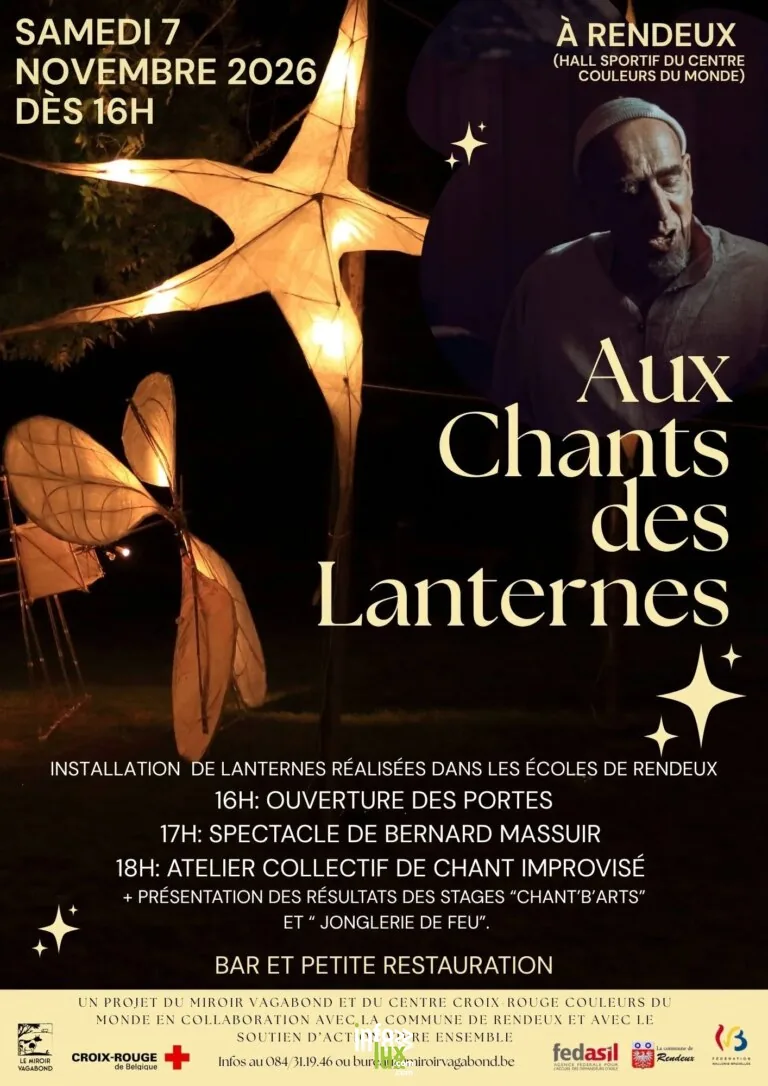 Rendeux > Festival de lumière > Aux Chants des Lanternes 2026