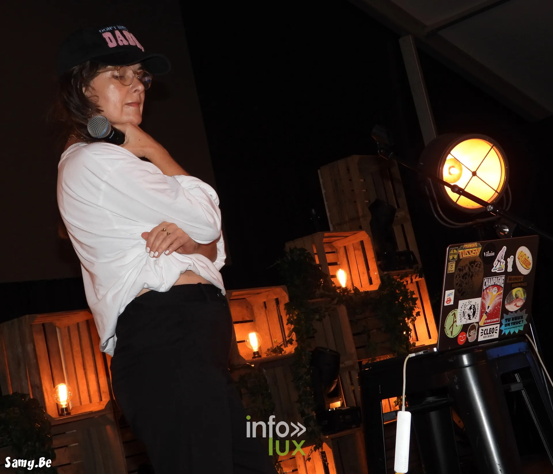 Aurélie Muller, musicienne belge, au village du FiFF Namur 2026