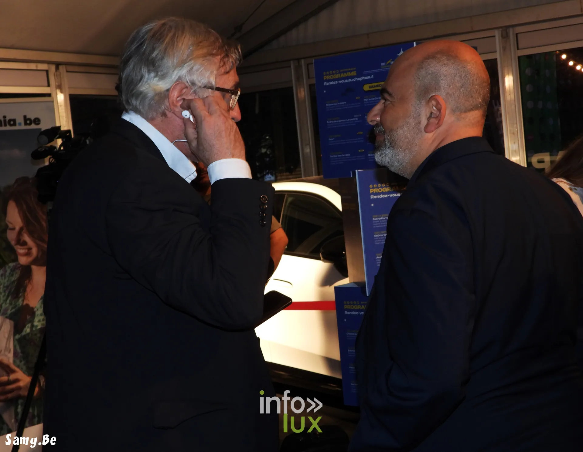 Hugues Dayez et Marc Fitoussi en conversation au FiFF Namur 2026