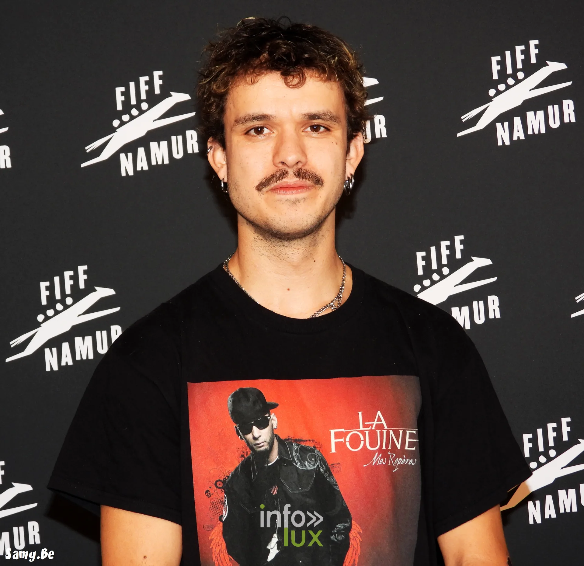 Noa Epars, réalisateur en Compétition du Court, au photocall du FiFF Namur 2026
