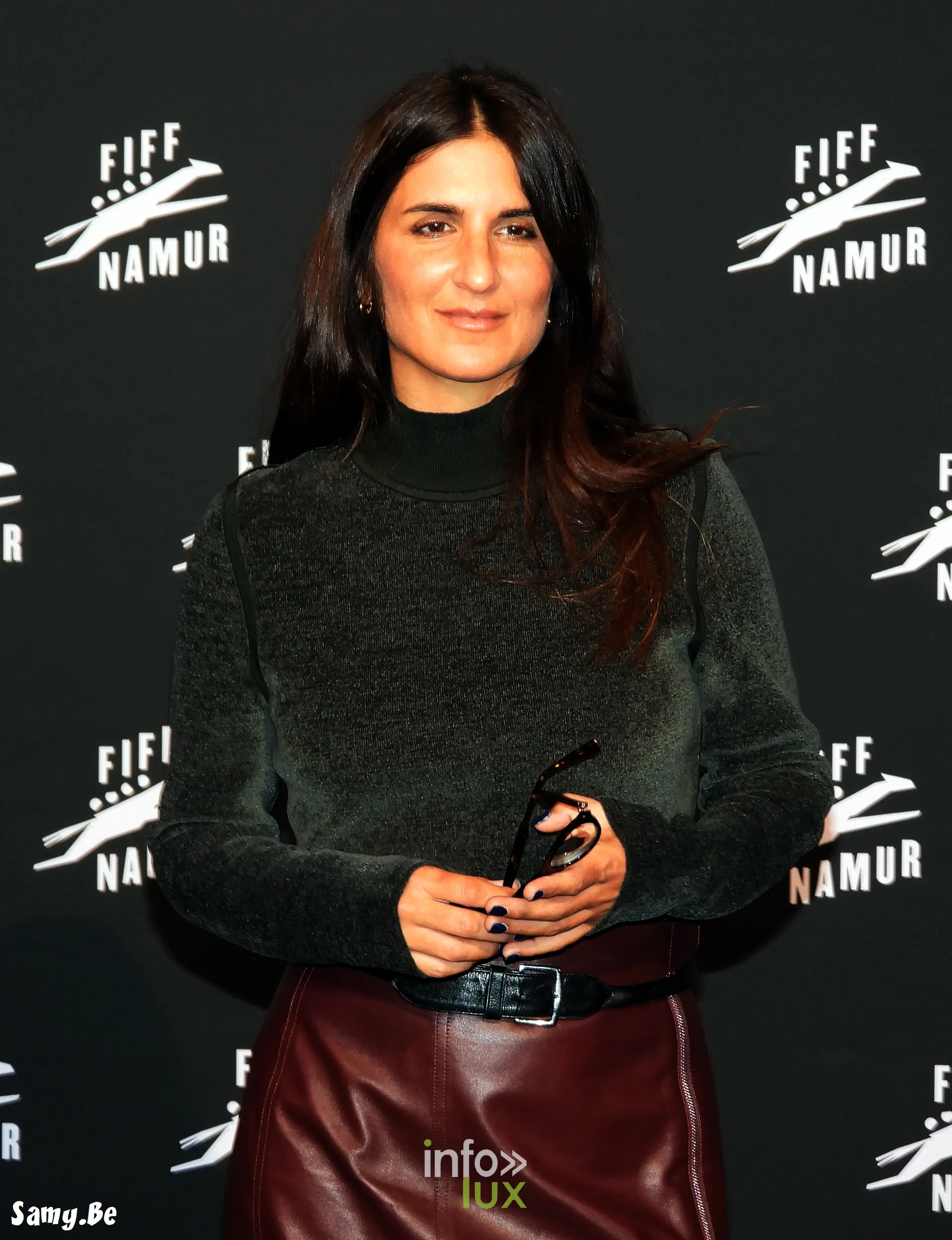 Géraldine Nakache au photocall du FiFF Namur 2026
