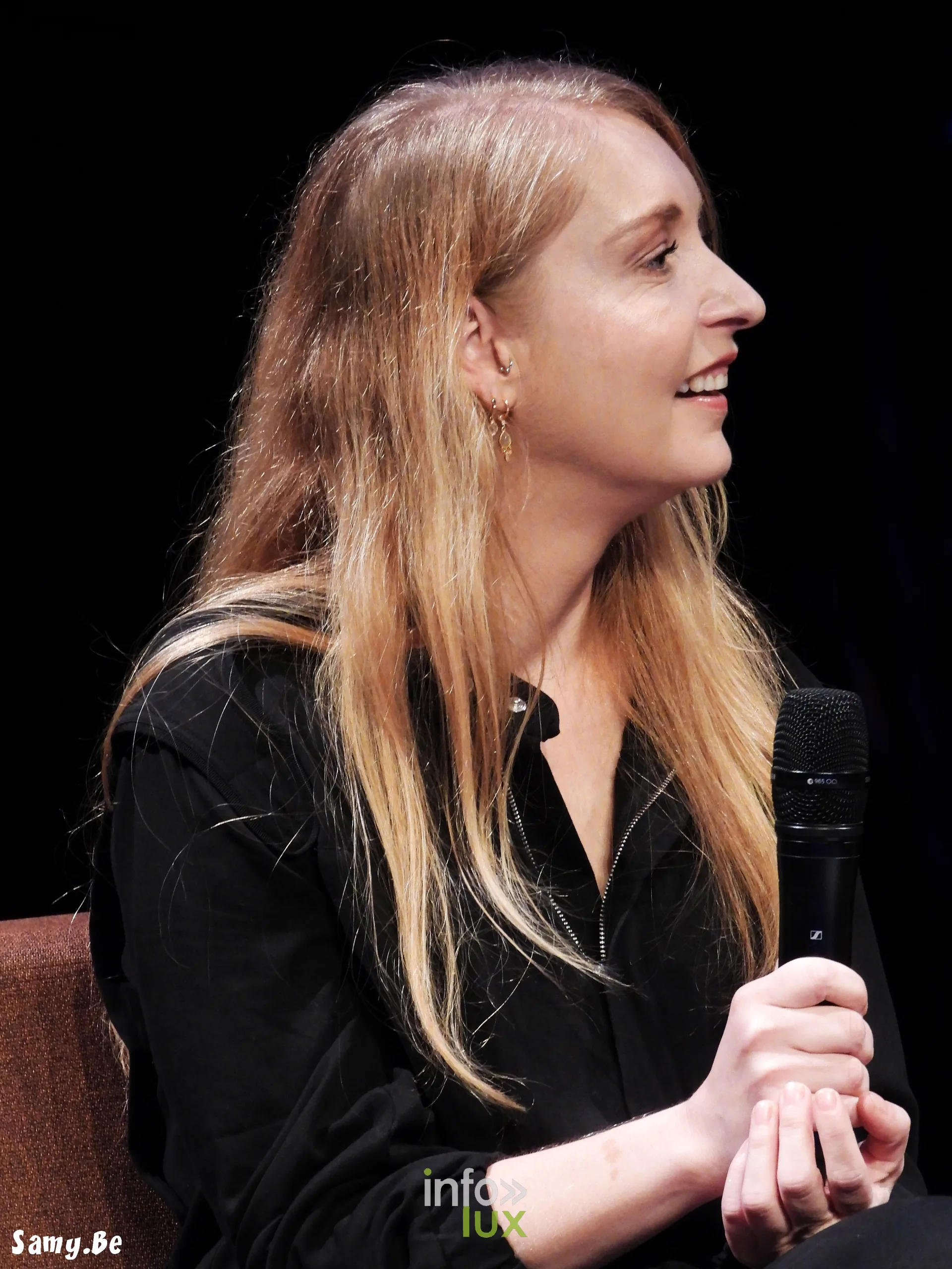 L’animatrice du rendez-vous avec Géraldine Nakache, FiFF Namur 2026