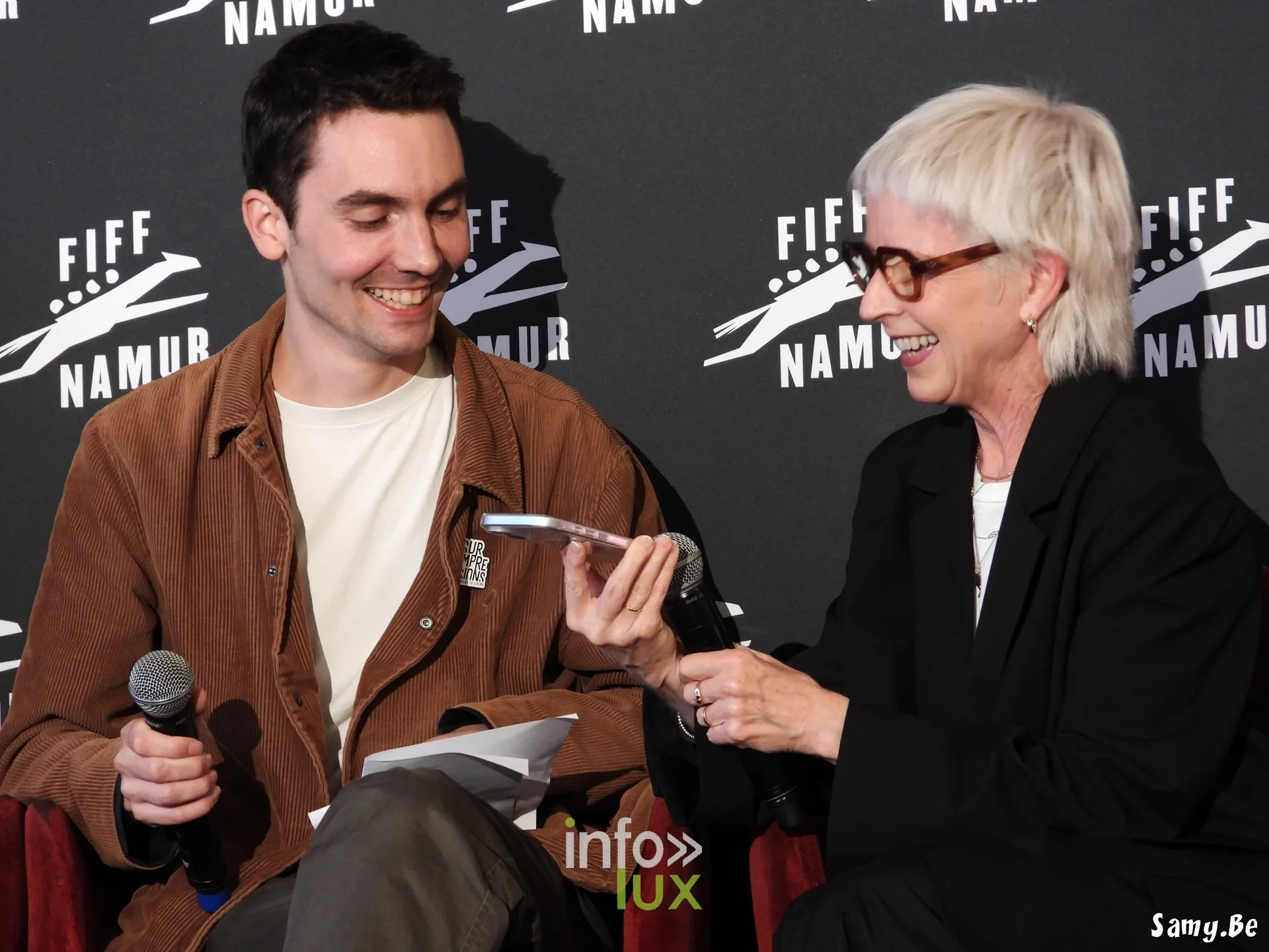 Appel téléphonique avec Pierre Le Gall pendant la rencontre avec le jury de la Critique, FiFF Namur 2026