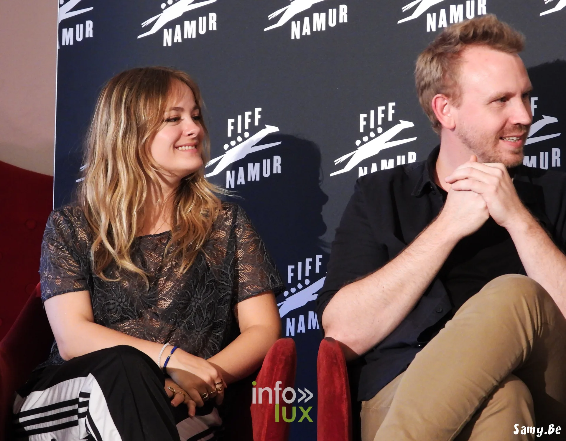 Deux membres du jury du Long souriants, FiFF Namur 2026