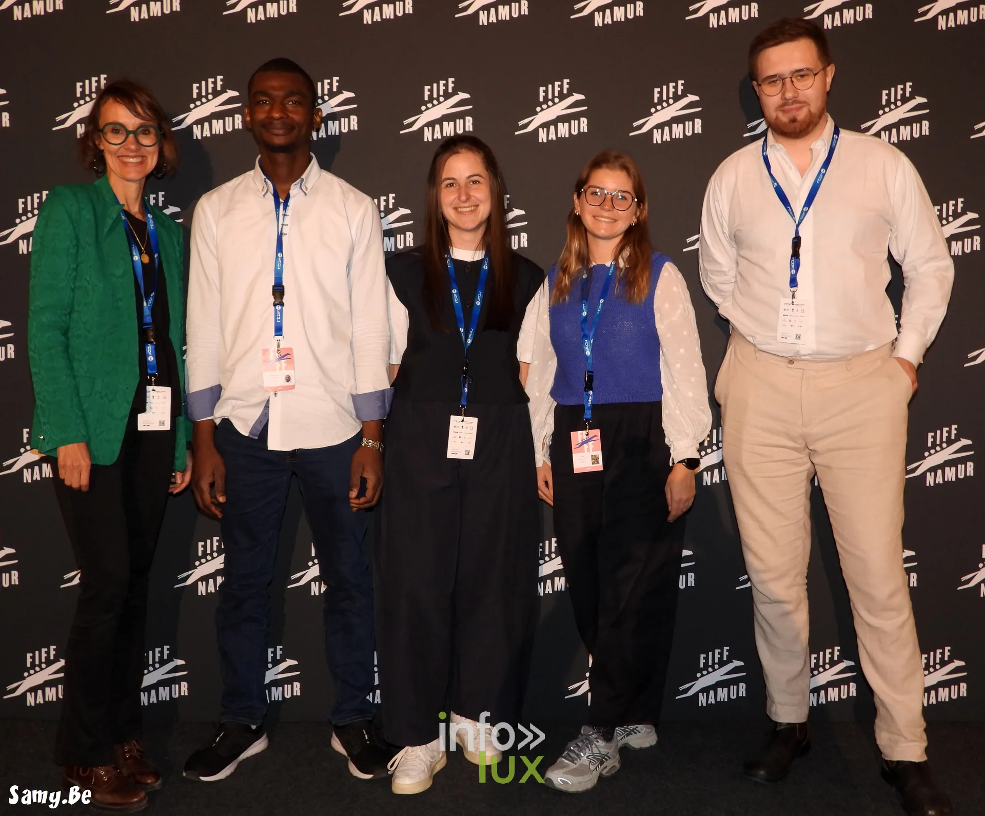 Le jury du Court au photocall du FiFF Namur 2026