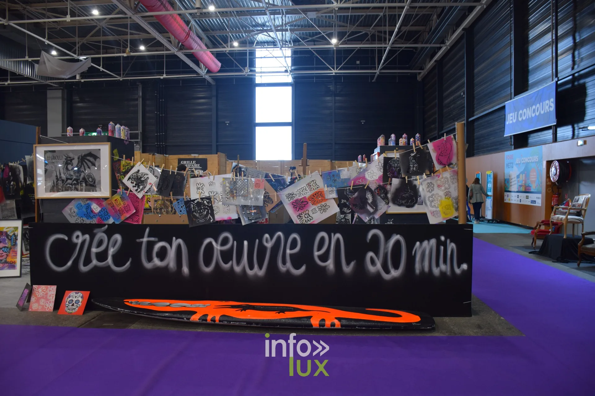Stand « Crée ton œuvre en 20 min », Foire internationale de Metz 2026