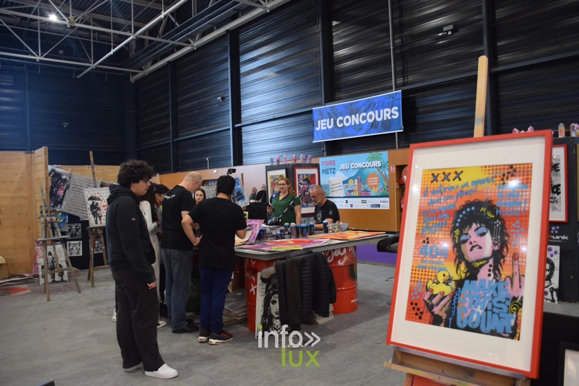 Stand d’art et jeu concours, Foire internationale de Metz 2026
