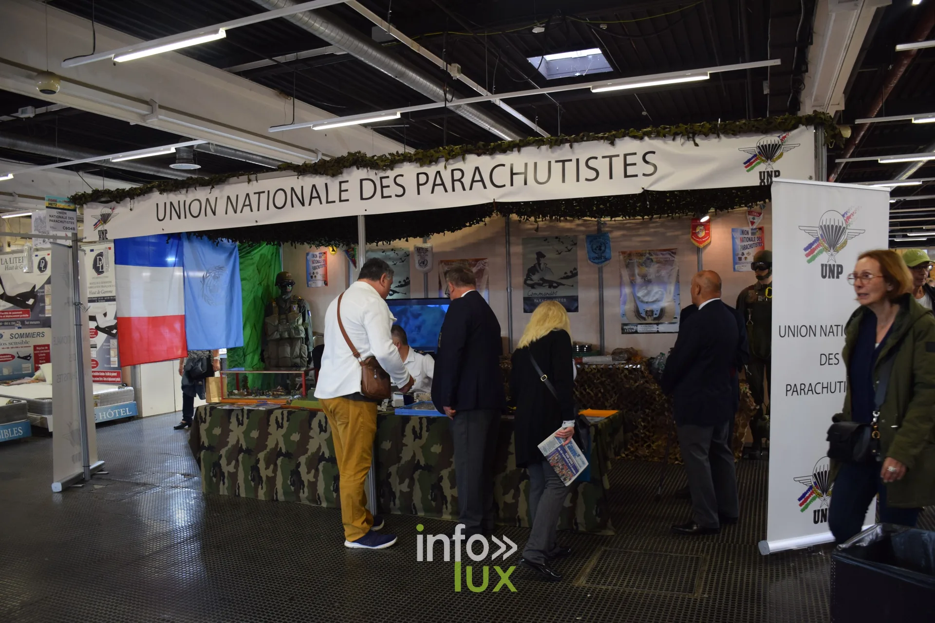 Stand de l’Union nationale des parachutistes, Foire internationale de Metz 2026