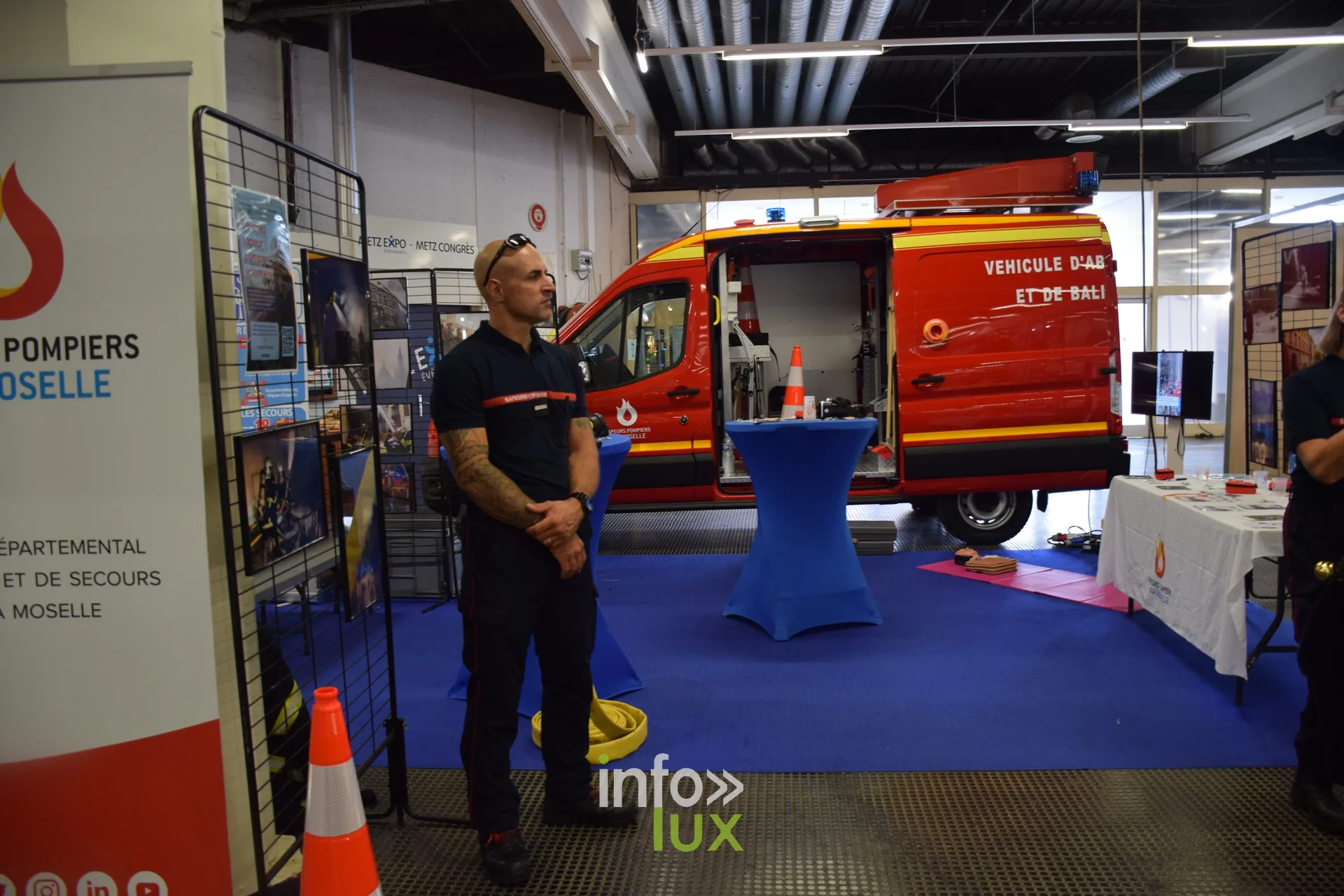 Stand des sapeurs-pompiers de la Moselle, Foire internationale de Metz 2026