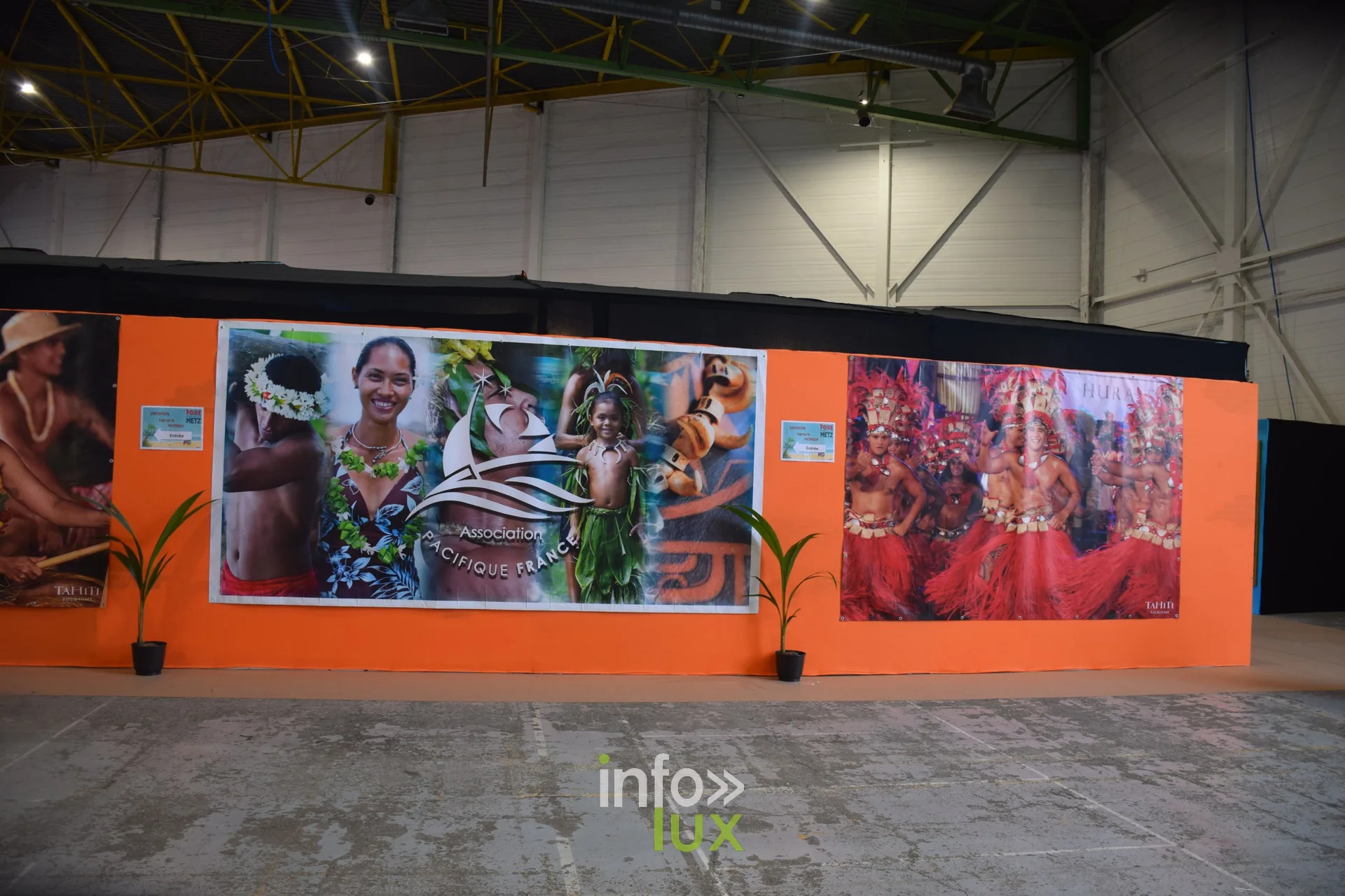 Fresque de visages polynésiens, Foire internationale de Metz 2026