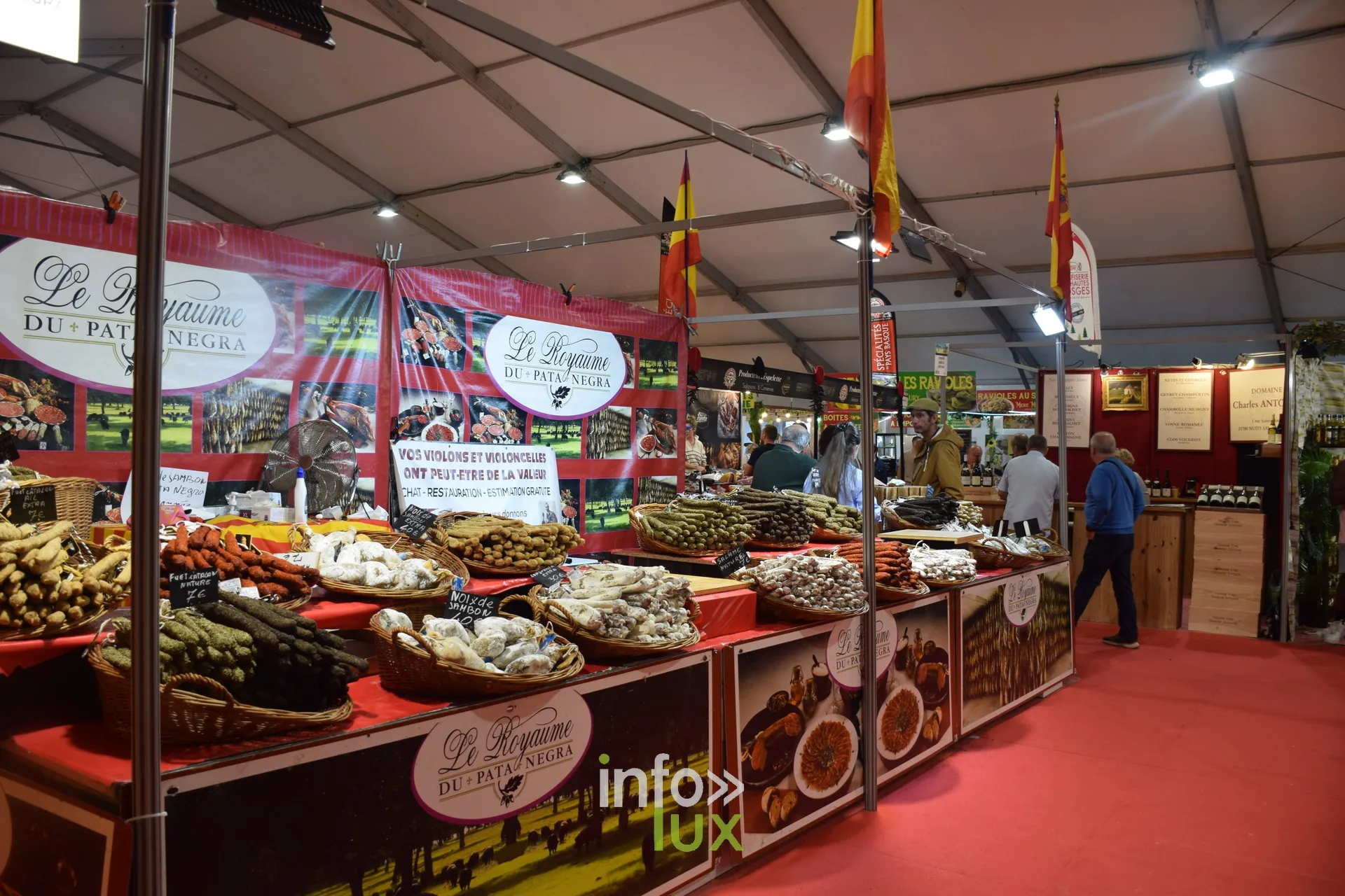 Stand de tapenades et d’olives, Foire internationale de Metz 2026