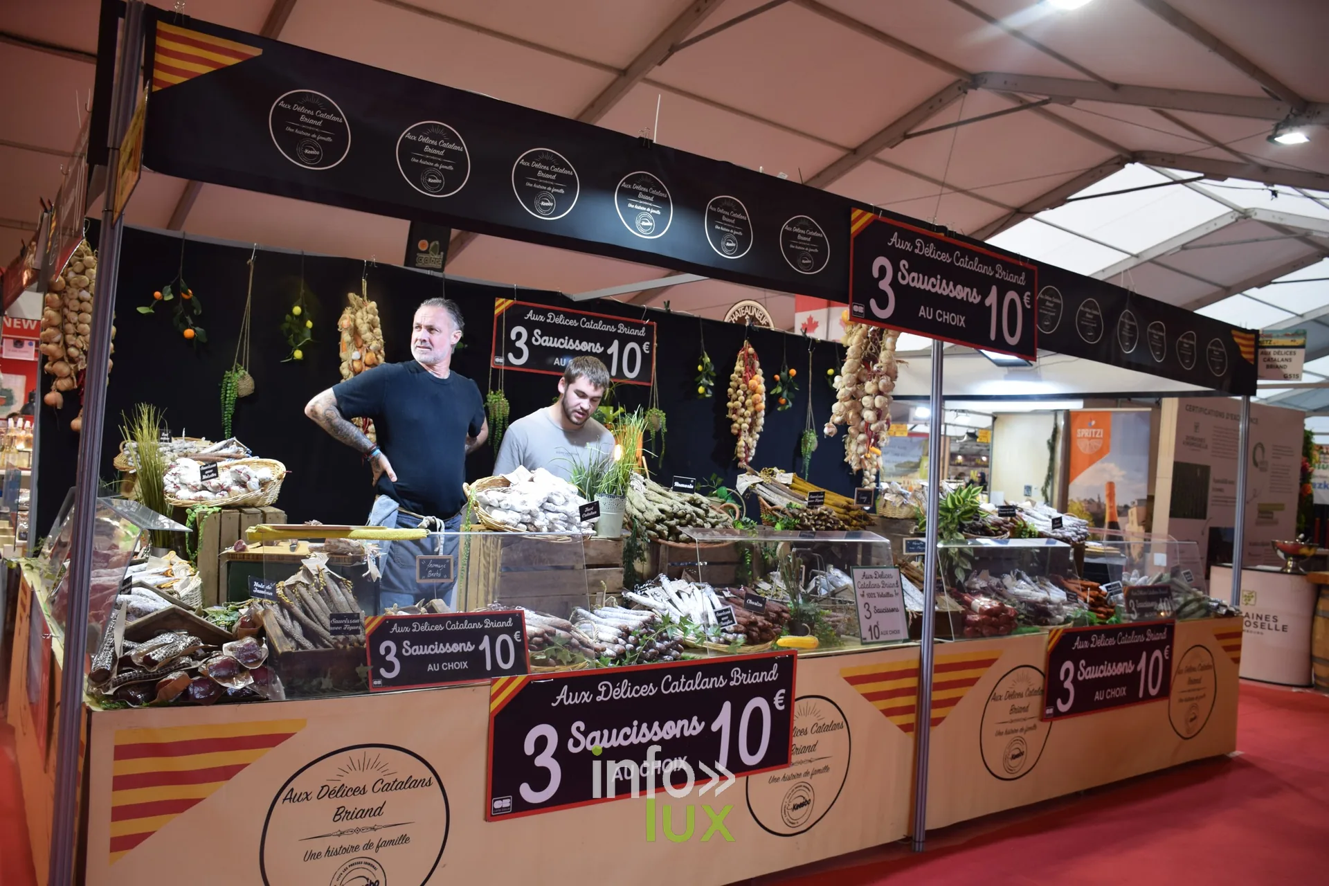Stand de saucissons catalans, Foire internationale de Metz 2026
